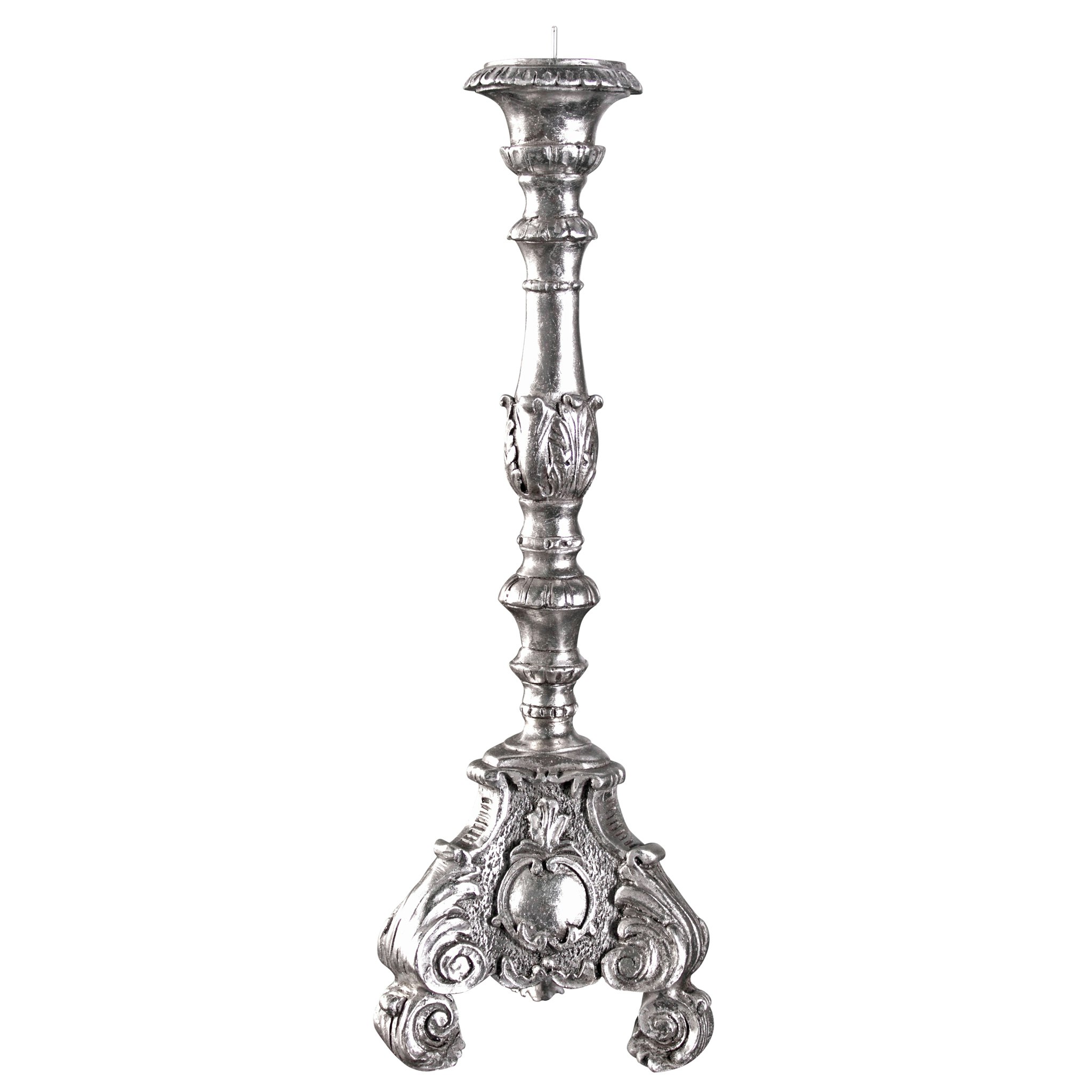 Toscano European Scroll-Footed Medium Candlestick