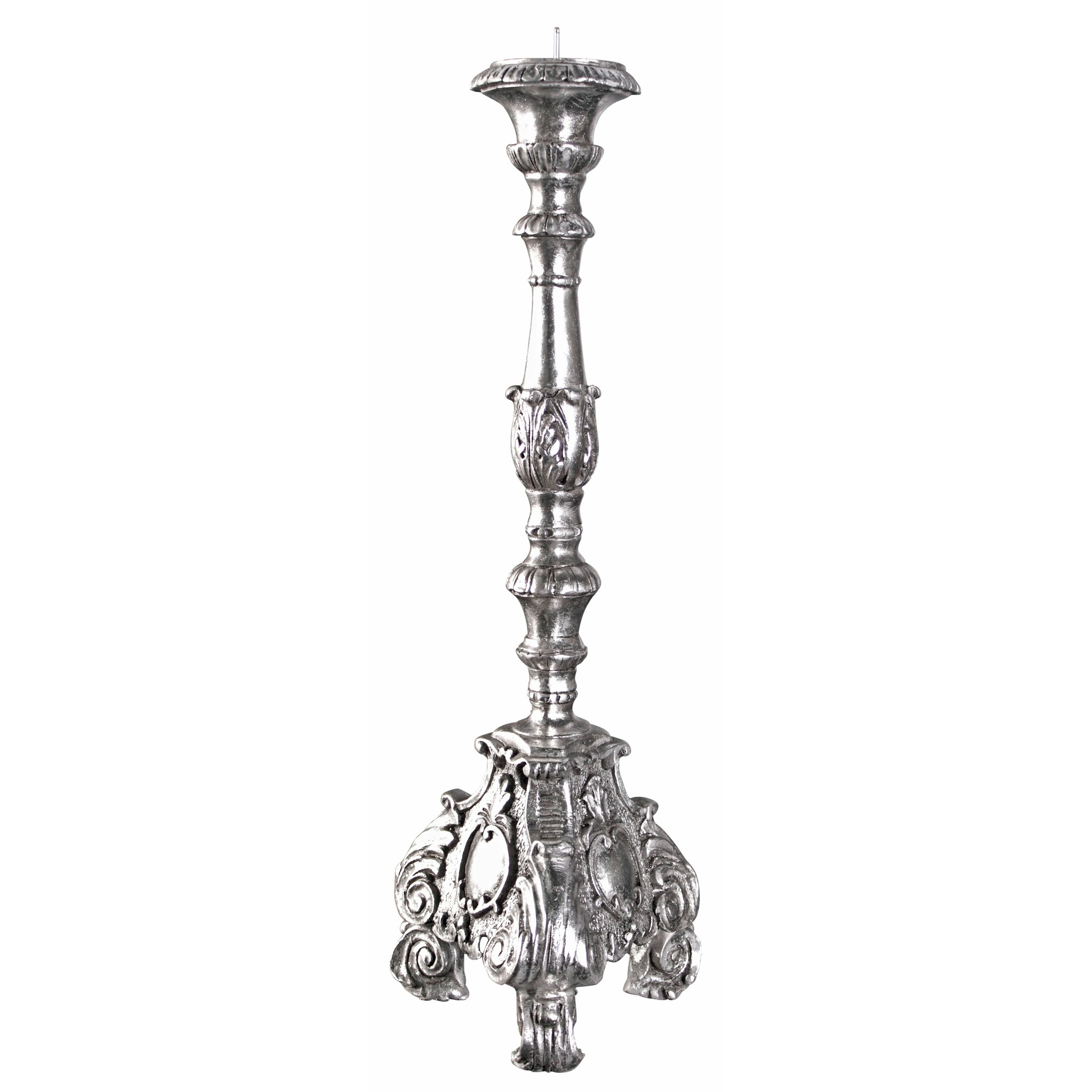 Toscano European Scroll-Footed Medium Candlestick