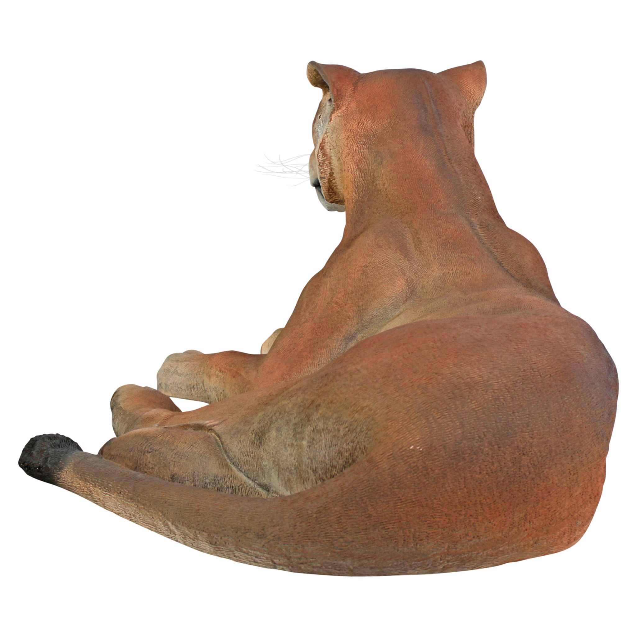 Toscano - Lioness Lying Down Life-Size Garden Statue