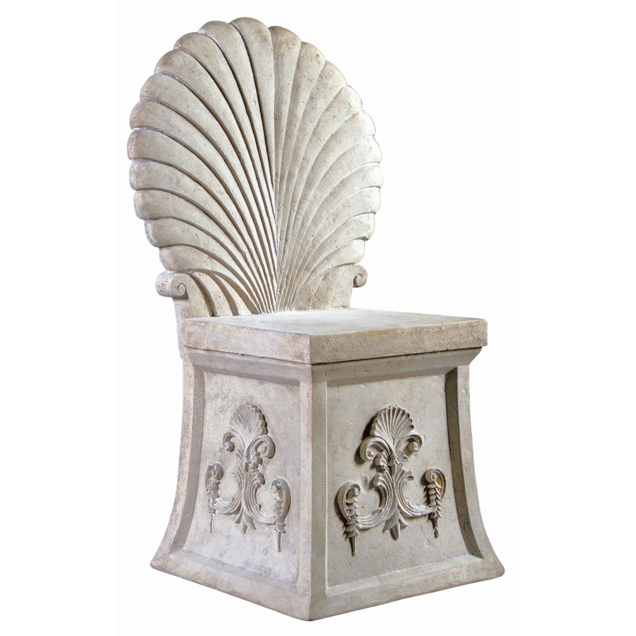 Toscano - Villa Tivoli Spa Stool in Ancient Ivory