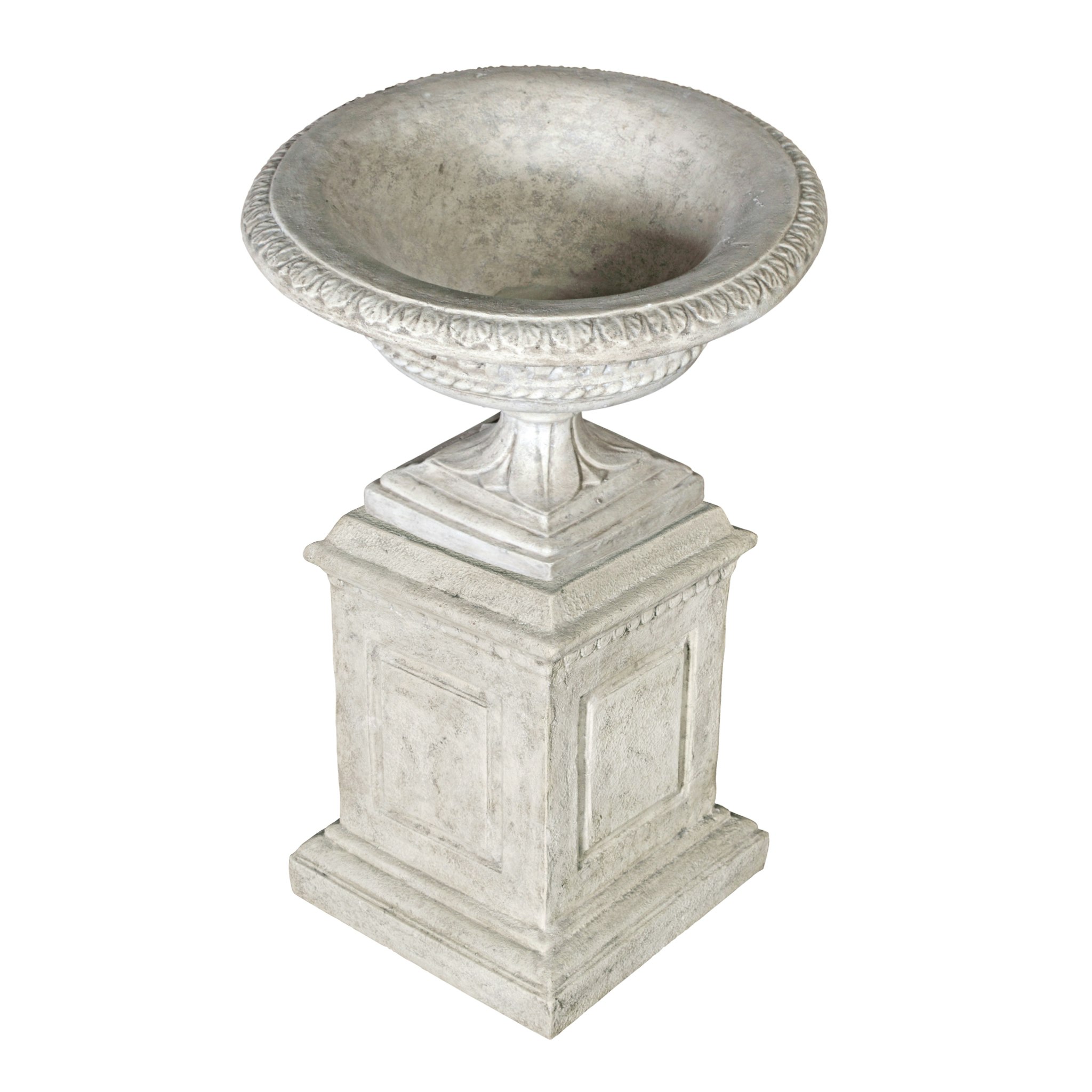 Toscano - Larkin Arts and Crafts Architectural Garden Urn with Plinth