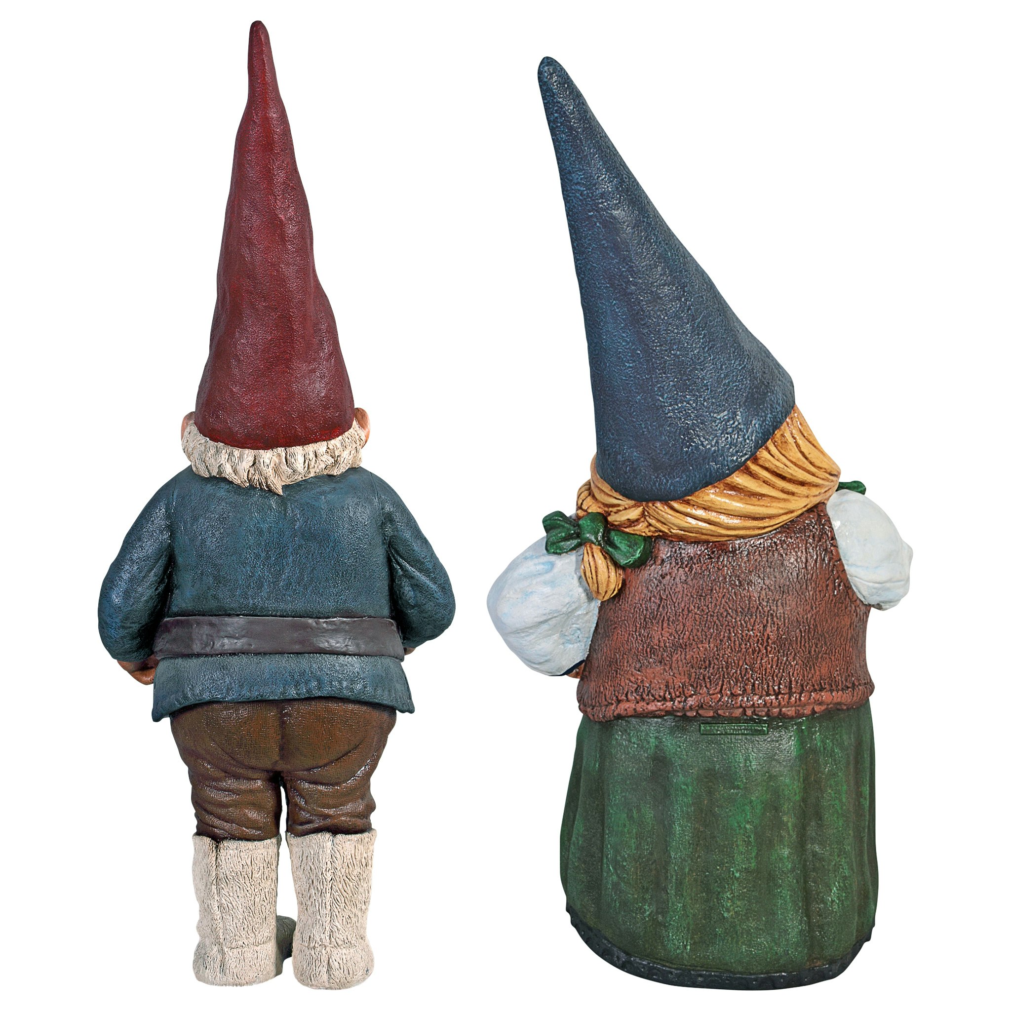 Toscano - Mother Dagmar  Father Friedmann Garden Gnome Statue Set