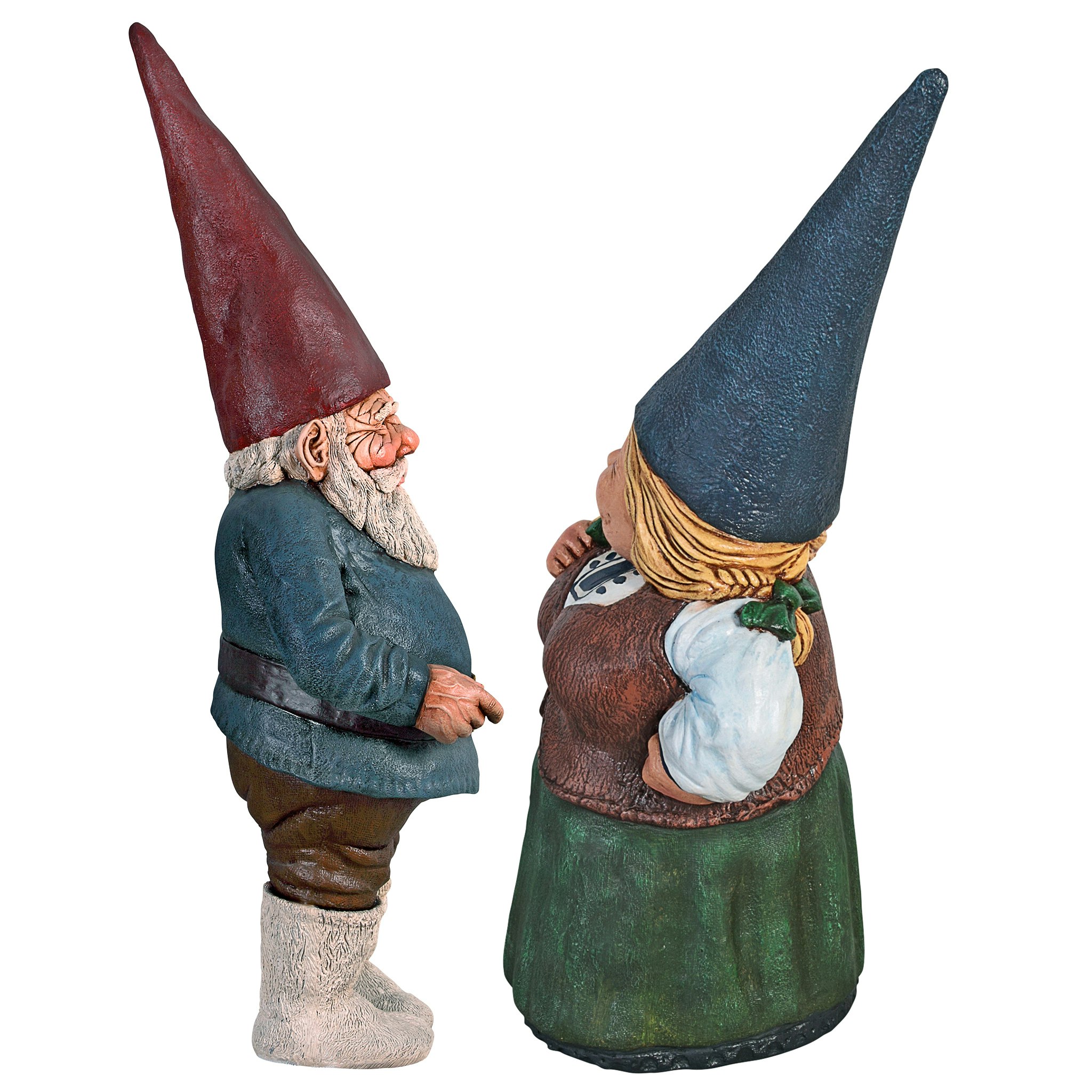 Toscano - Mother Dagmar  Father Friedmann Garden Gnome Statue Set