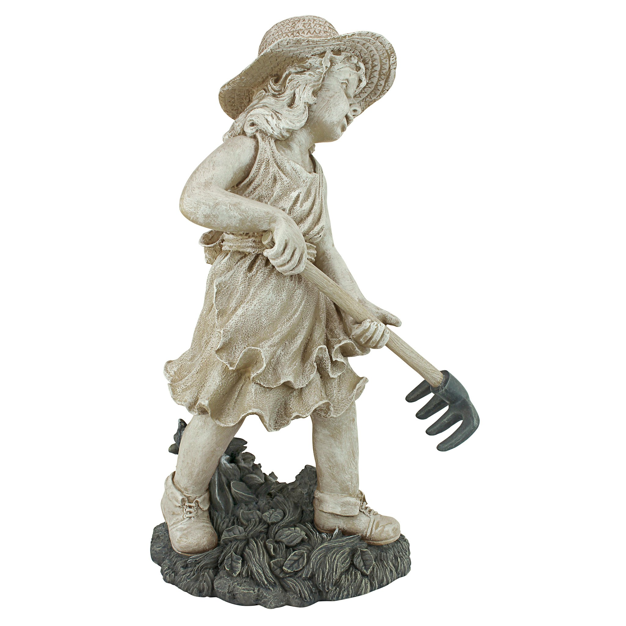 Toscano Young Gardener Girl Rebecca Statue - Large