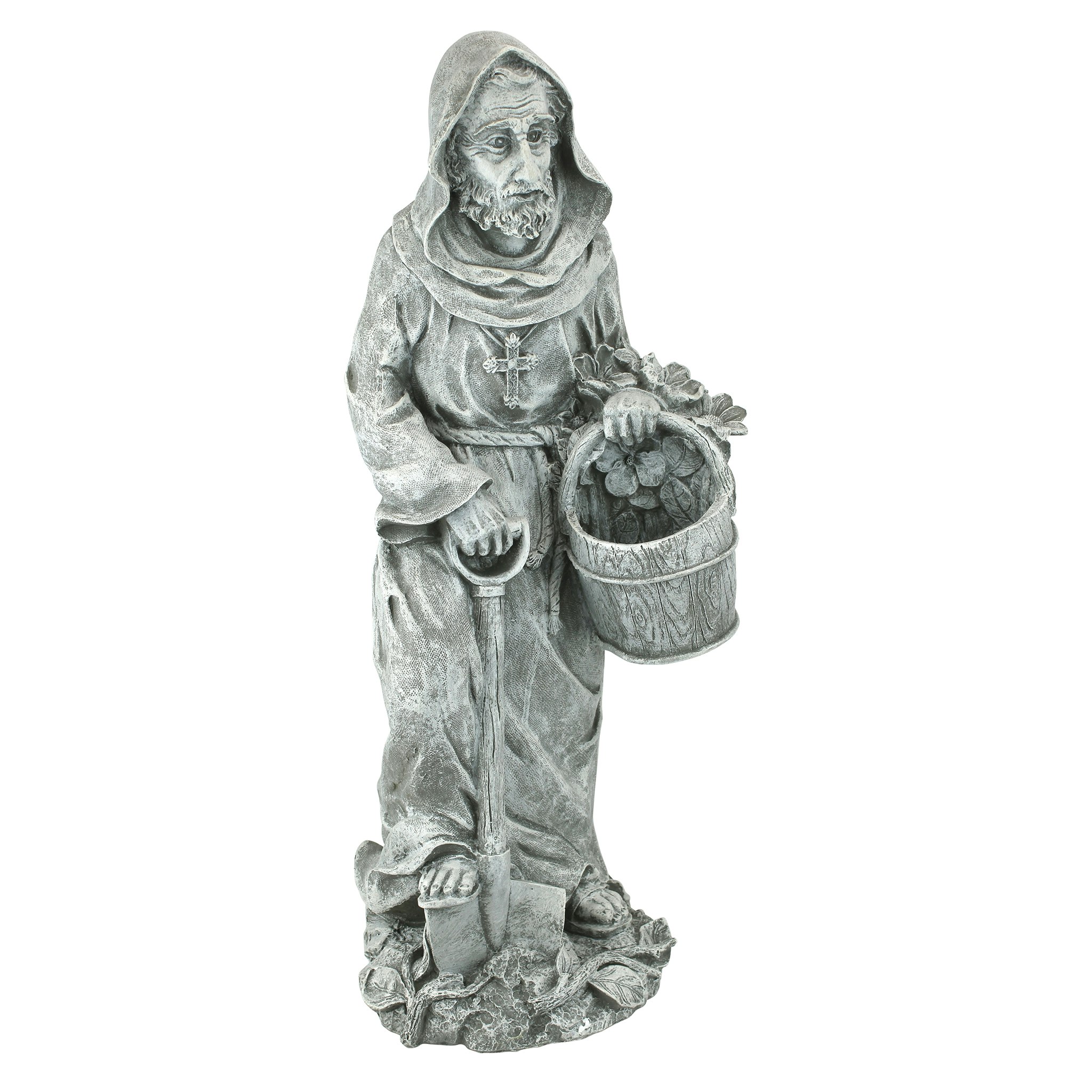 Toscano St. Fiacre the Gardener Patron Saint Statue - Large