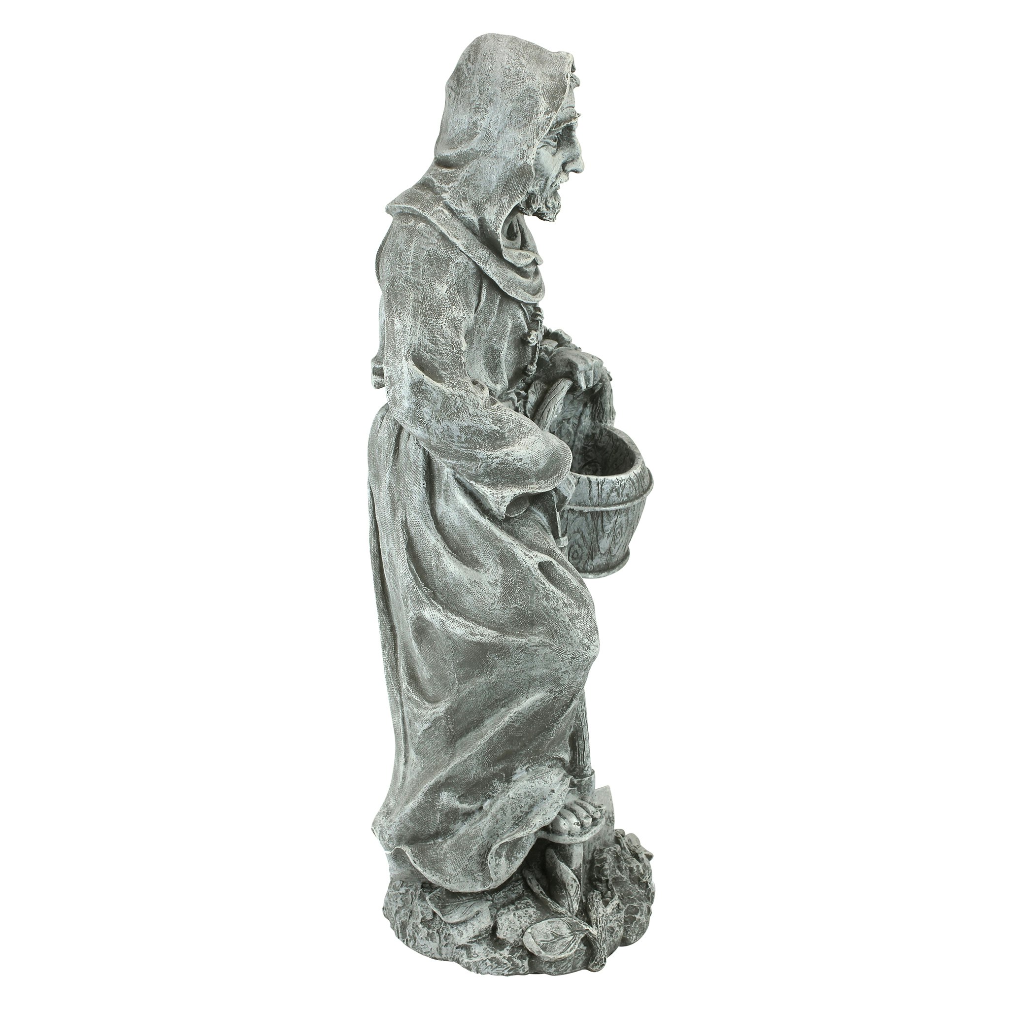 Toscano St. Fiacre the Gardener Patron Saint Statue - Large