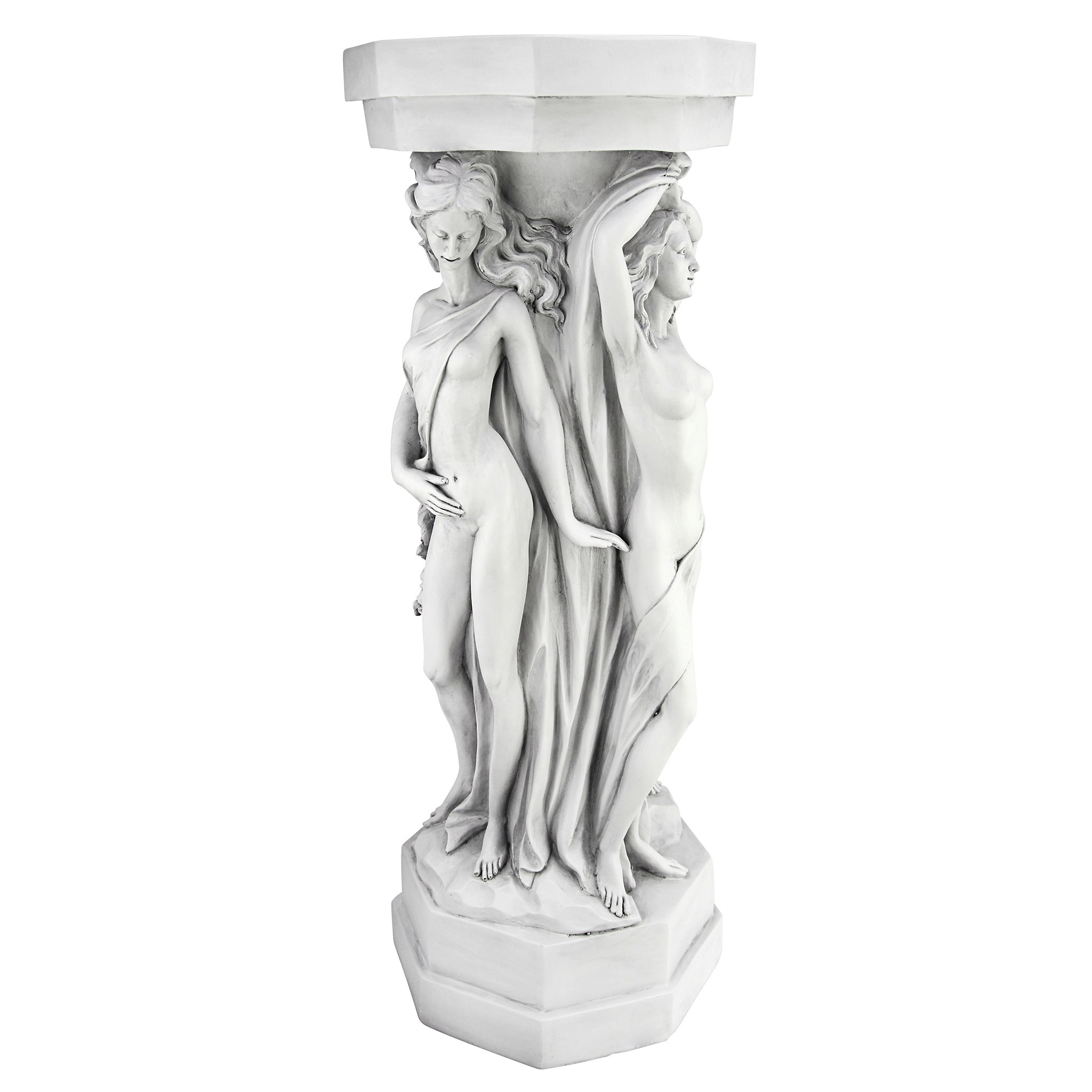 Toscano - Column of the Maenads Sculptural Pedestal