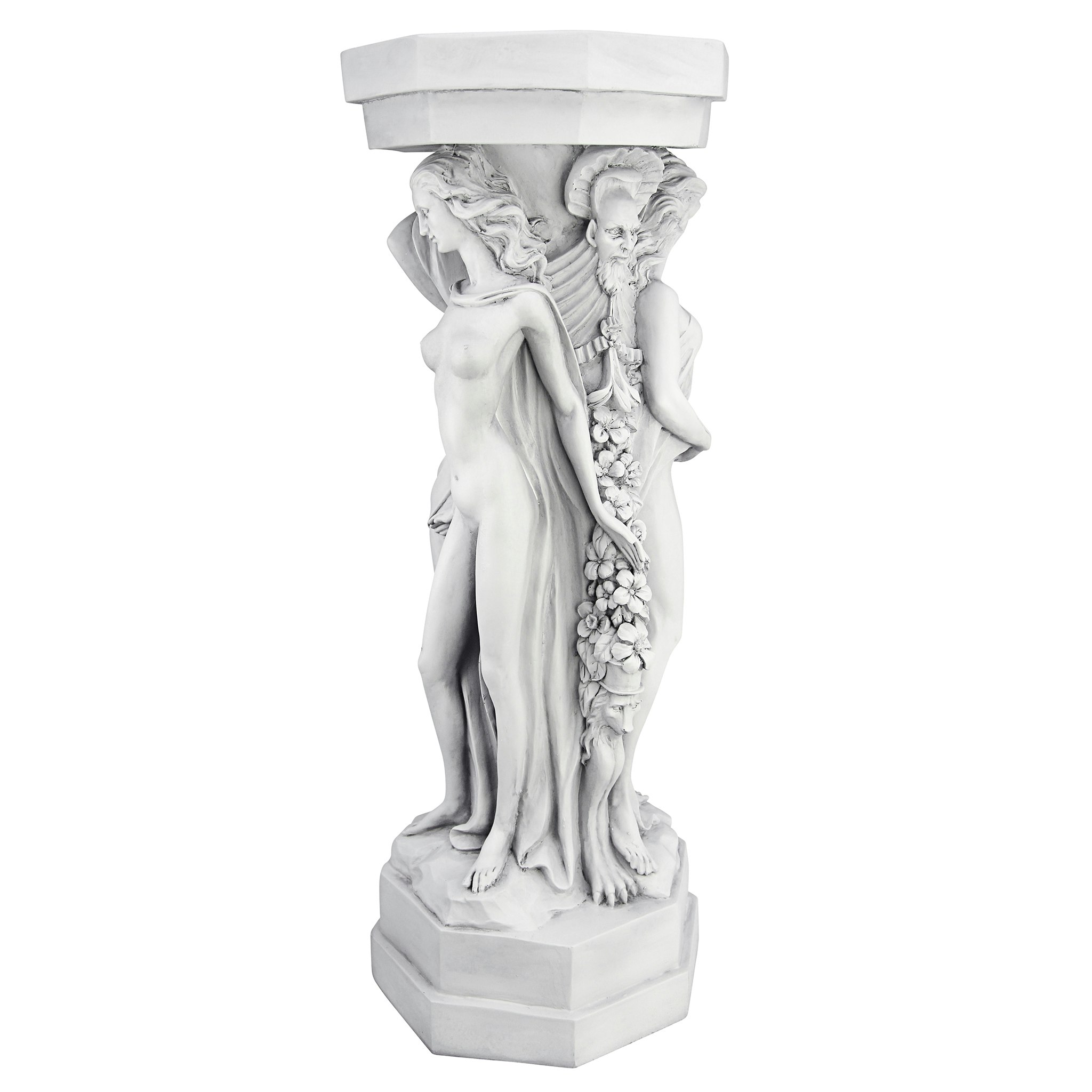 Toscano - Column of the Maenads Sculptural Pedestal