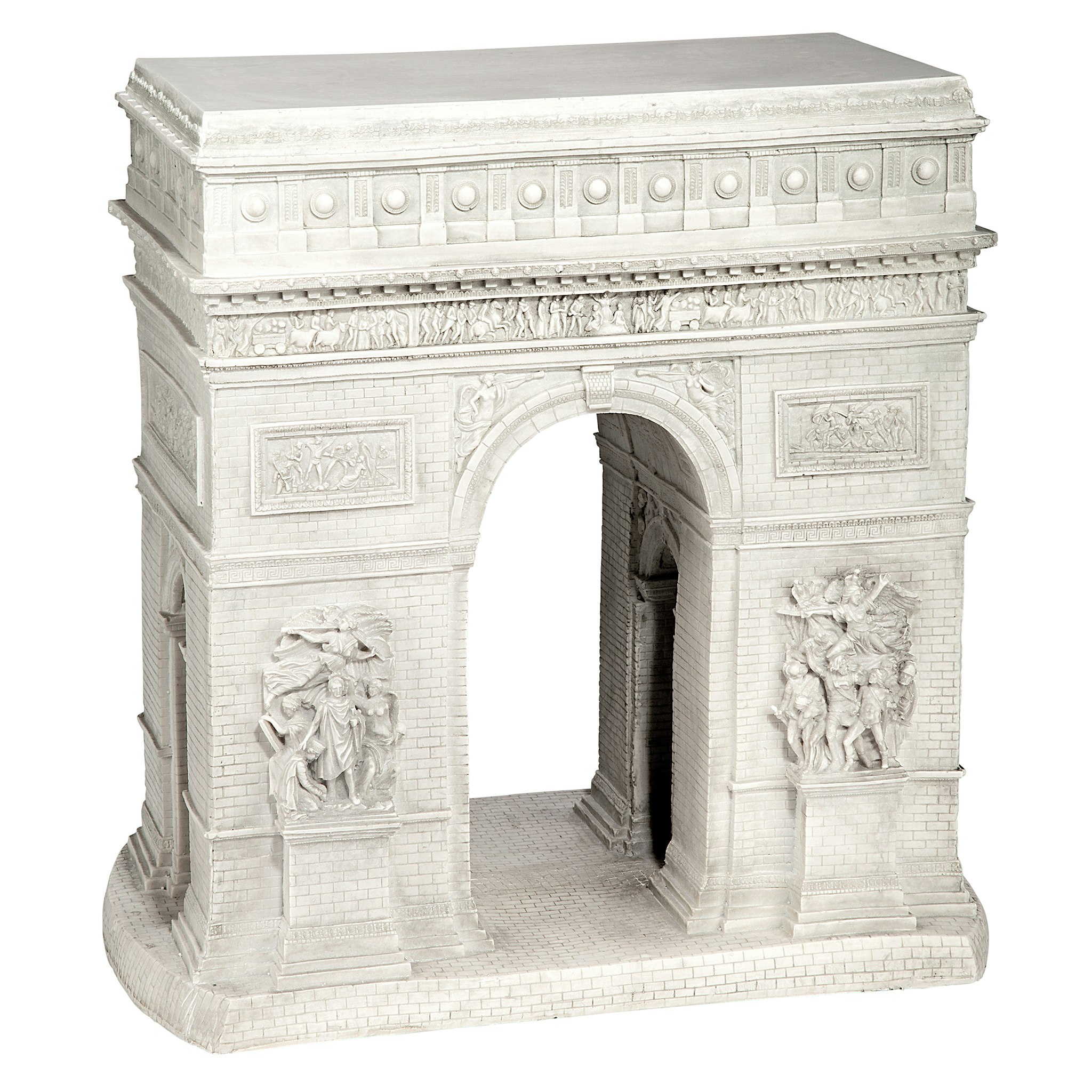 Toscano - Arc de Triomphe Sculptural Side Table in Designer Resin