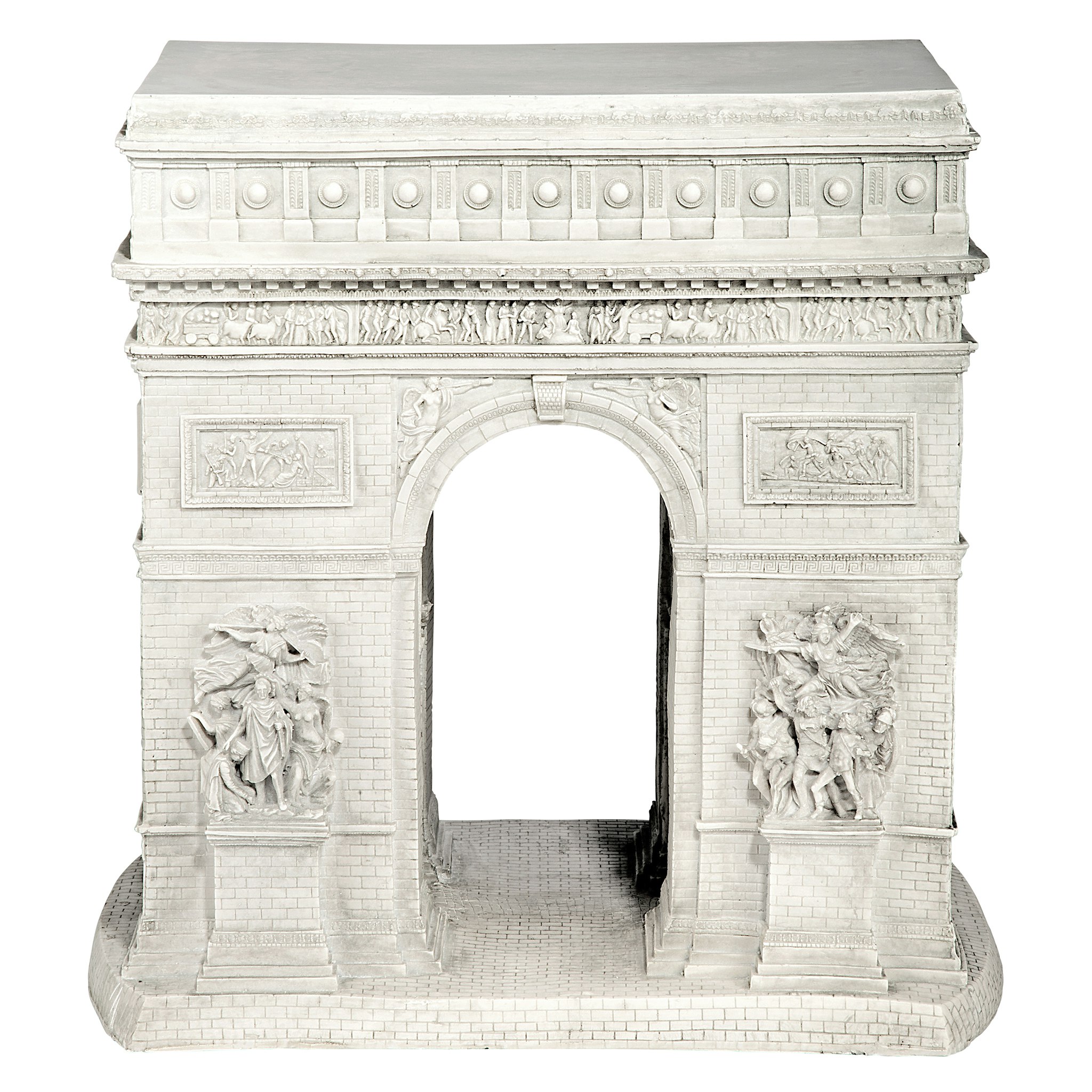 Toscano - Arc de Triomphe Sculptural Side Table in Designer Resin