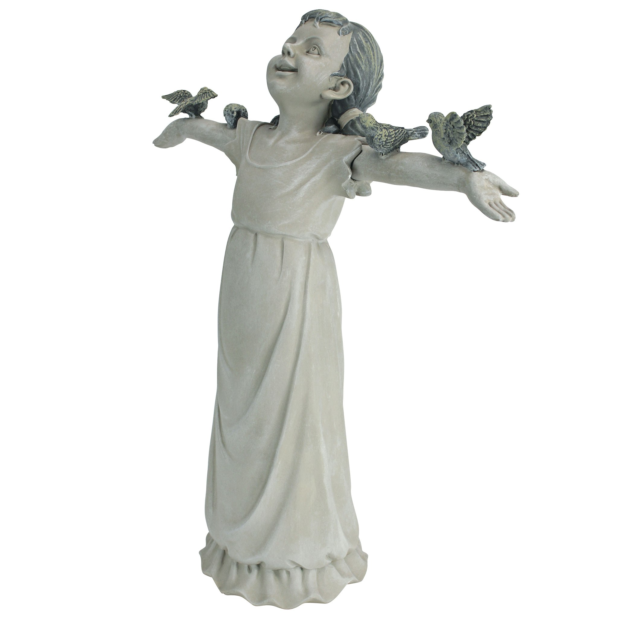 Toscano Basking in God Glory Little Girl Statue - Medium