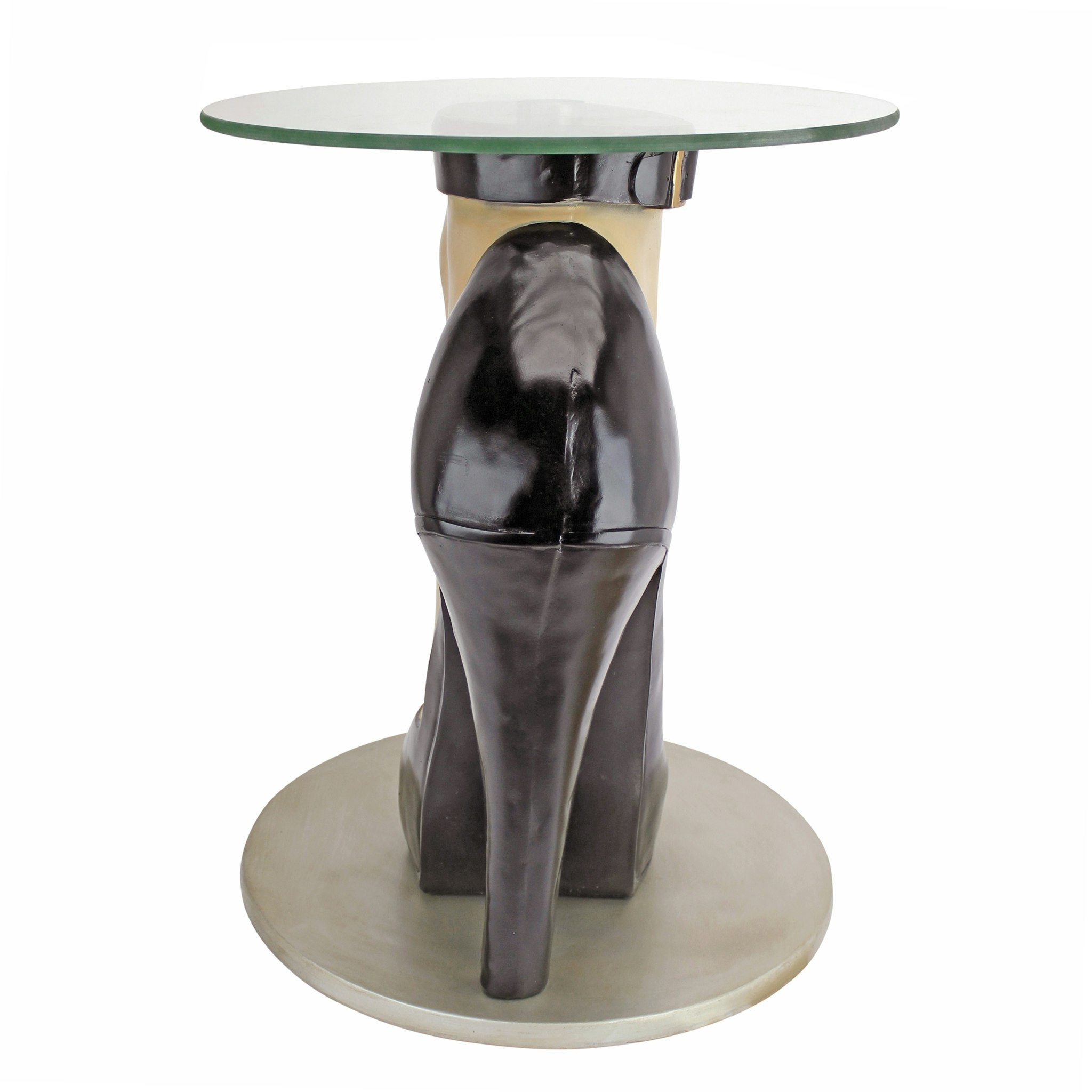 Toscano - Stilettos Anyone Sculptural Table in Designer Resin