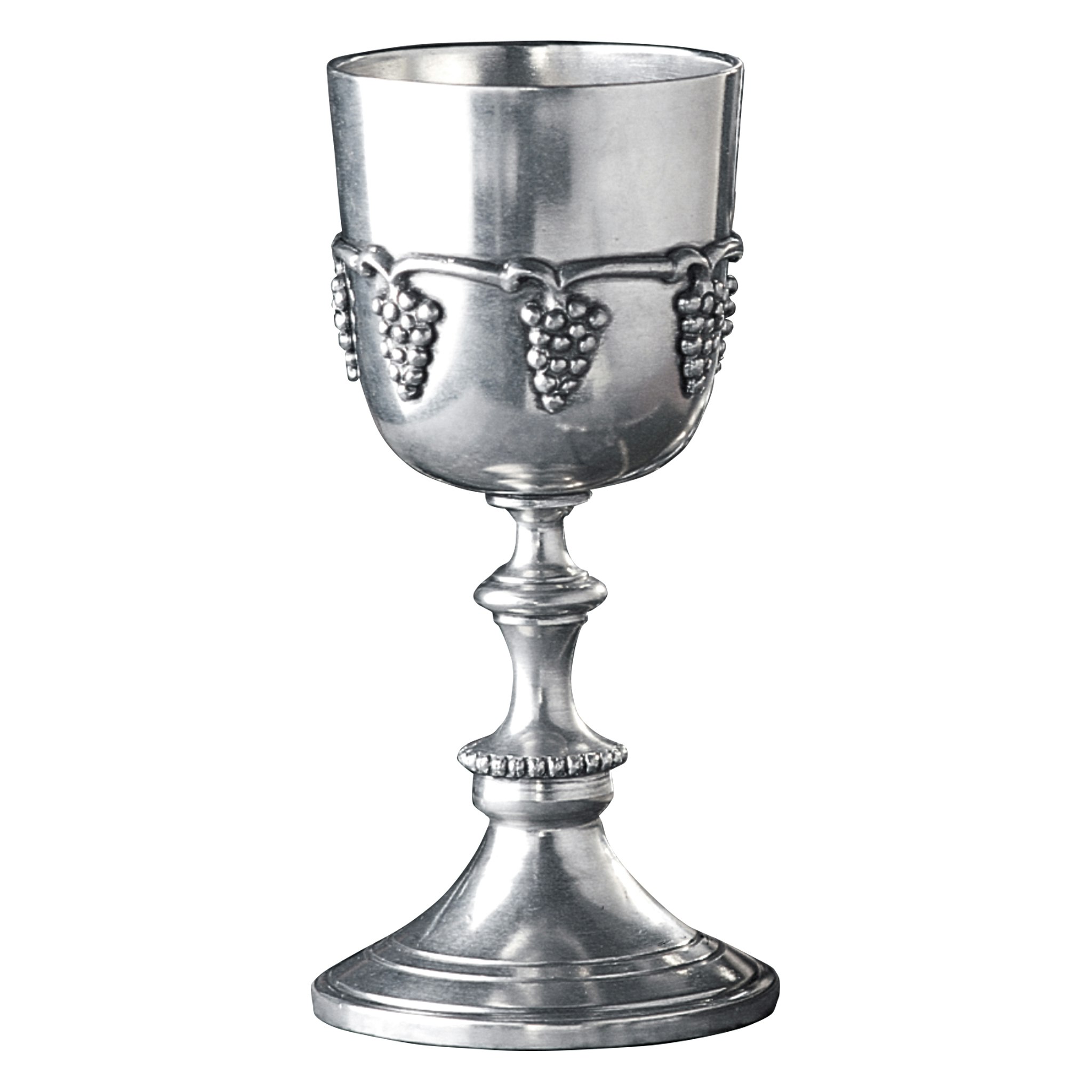 Toscano - Italian Grape Harvest Goblet in Pewter