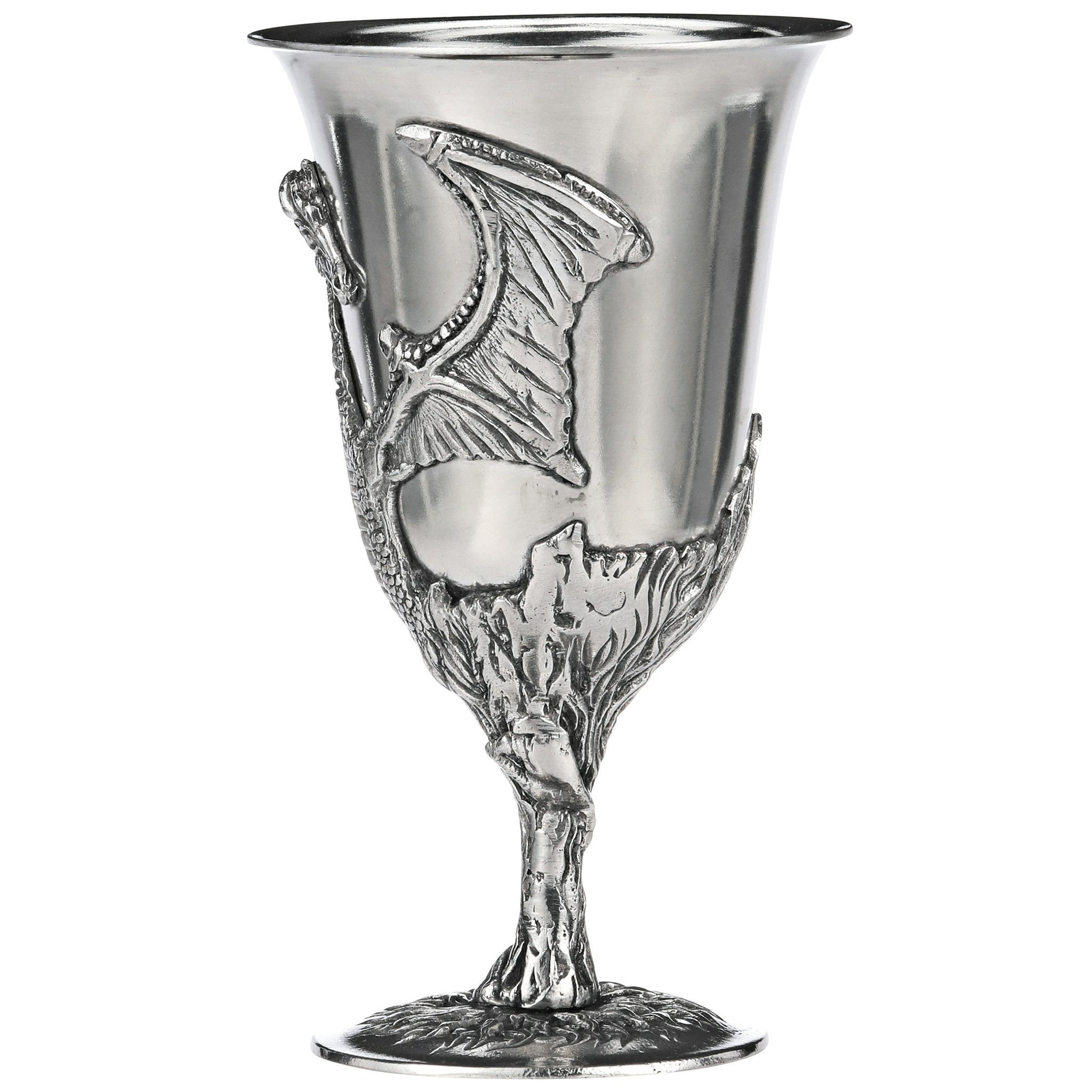 Toscano - Dragon Goblet in Pewter