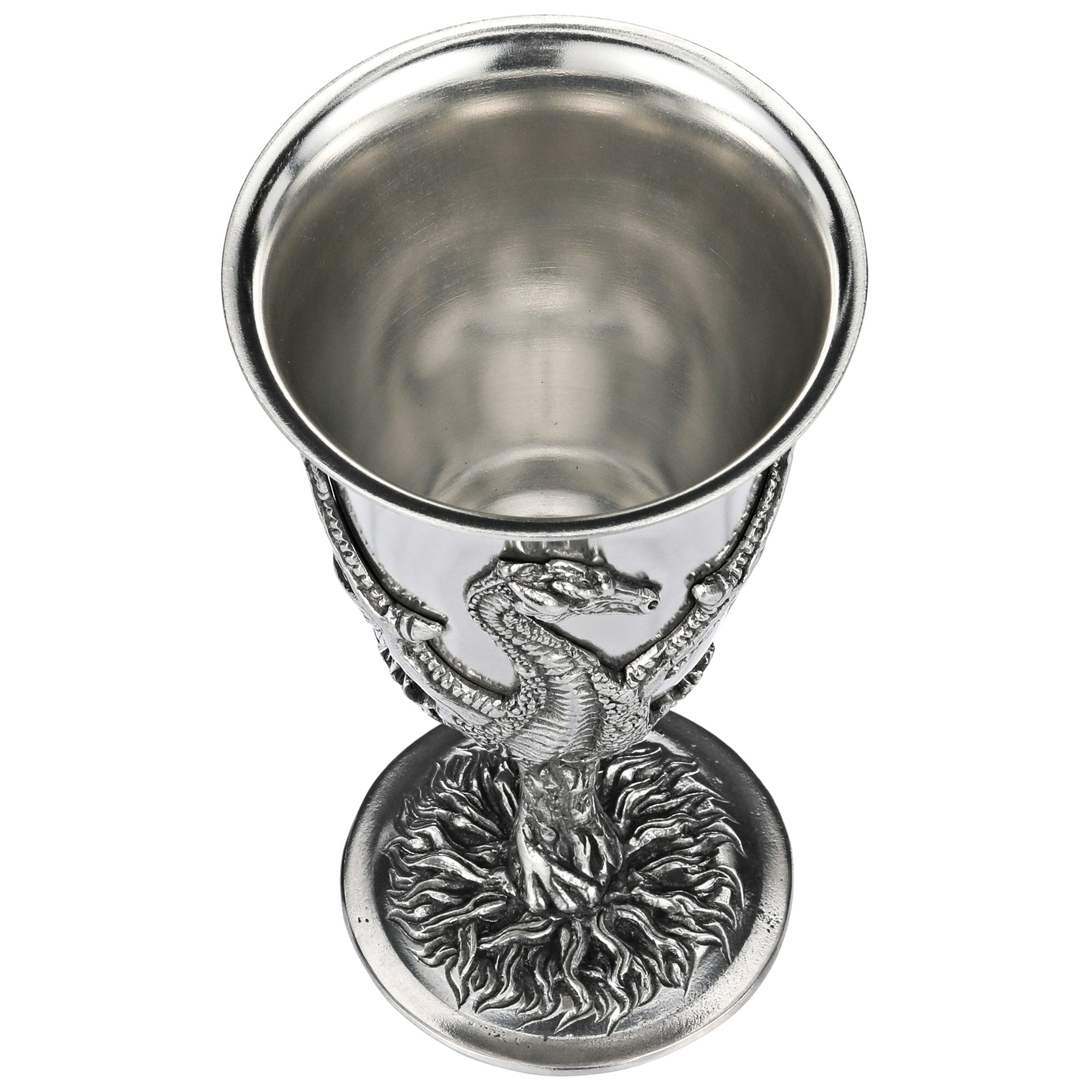 Toscano - Dragon Goblet in Pewter