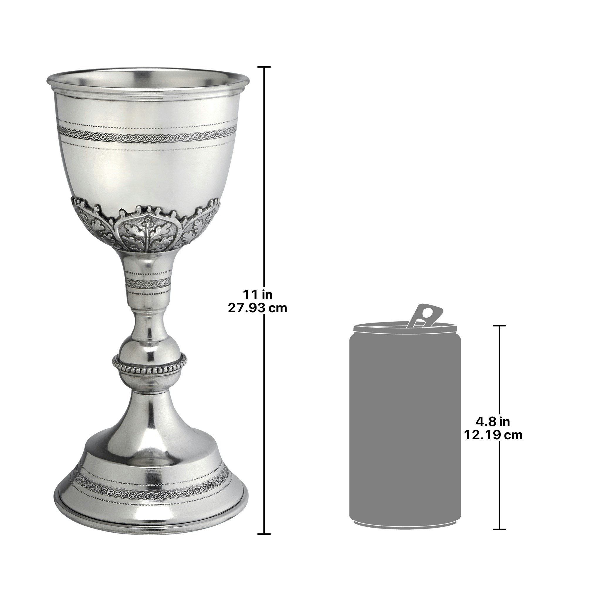 Toscano - Canterbury Grand Chalice in Pewter