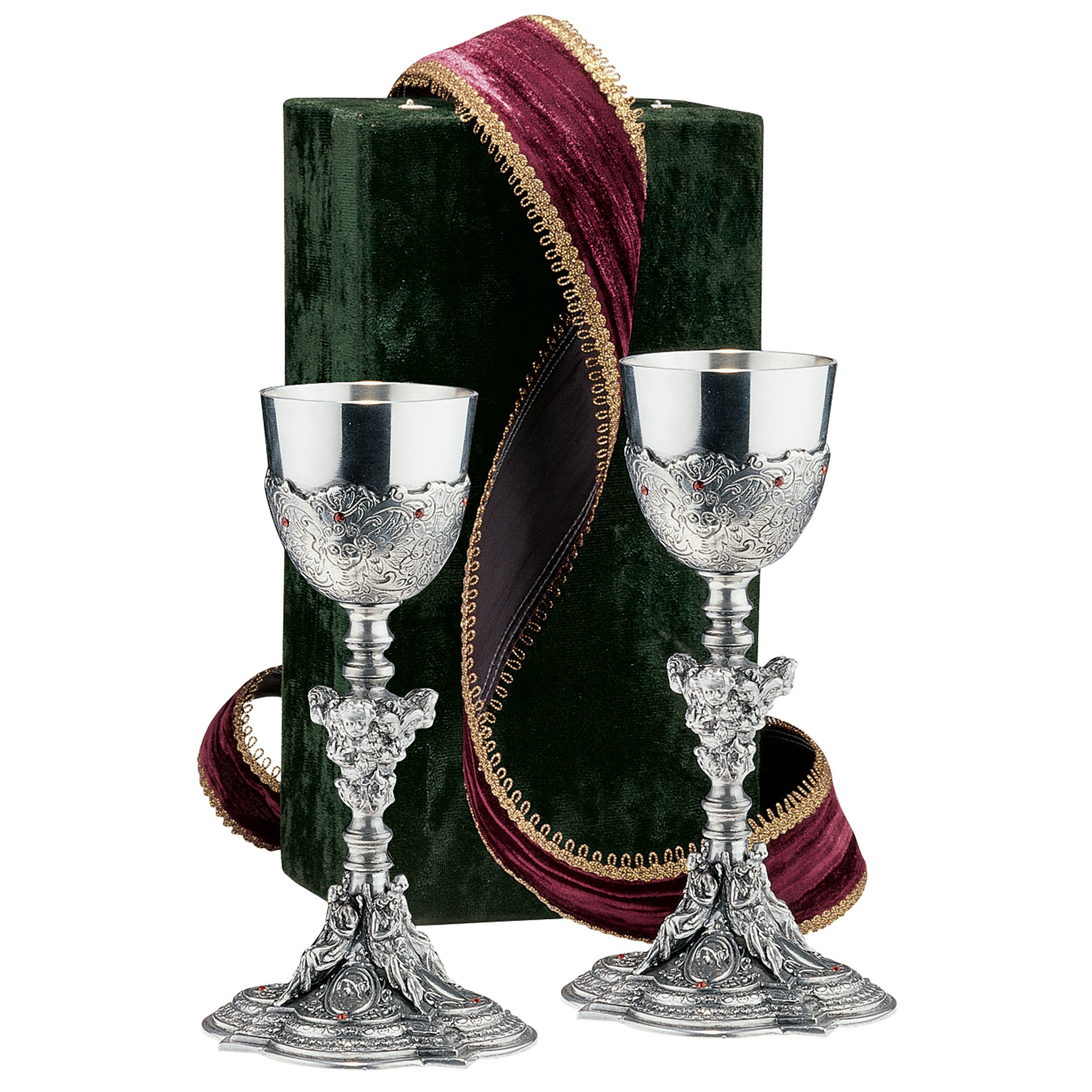 Toscano - Set of 2 The Florentine Santa Croce Chalice in Pewter