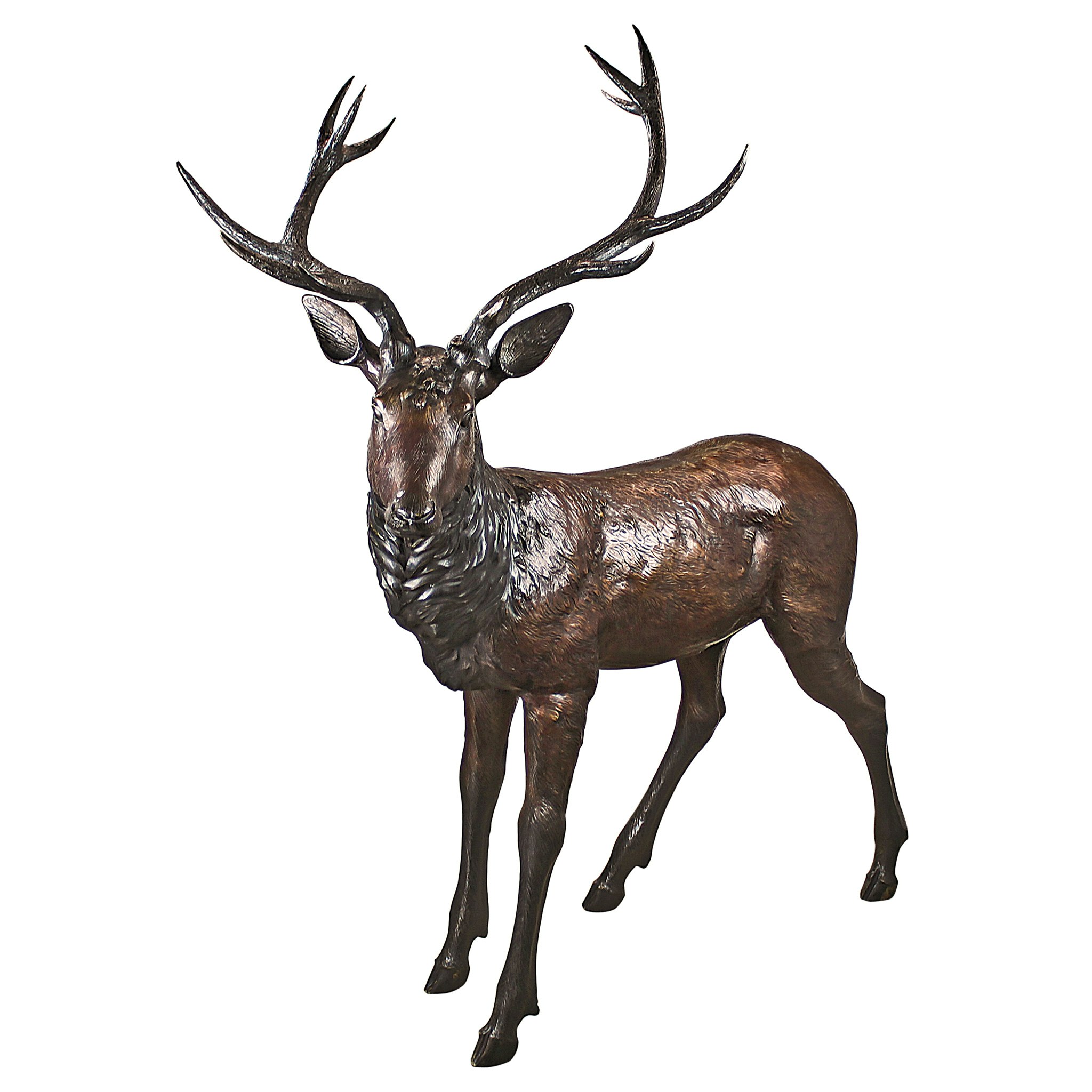 Toscano - Standing Deer Buck Garden Statue