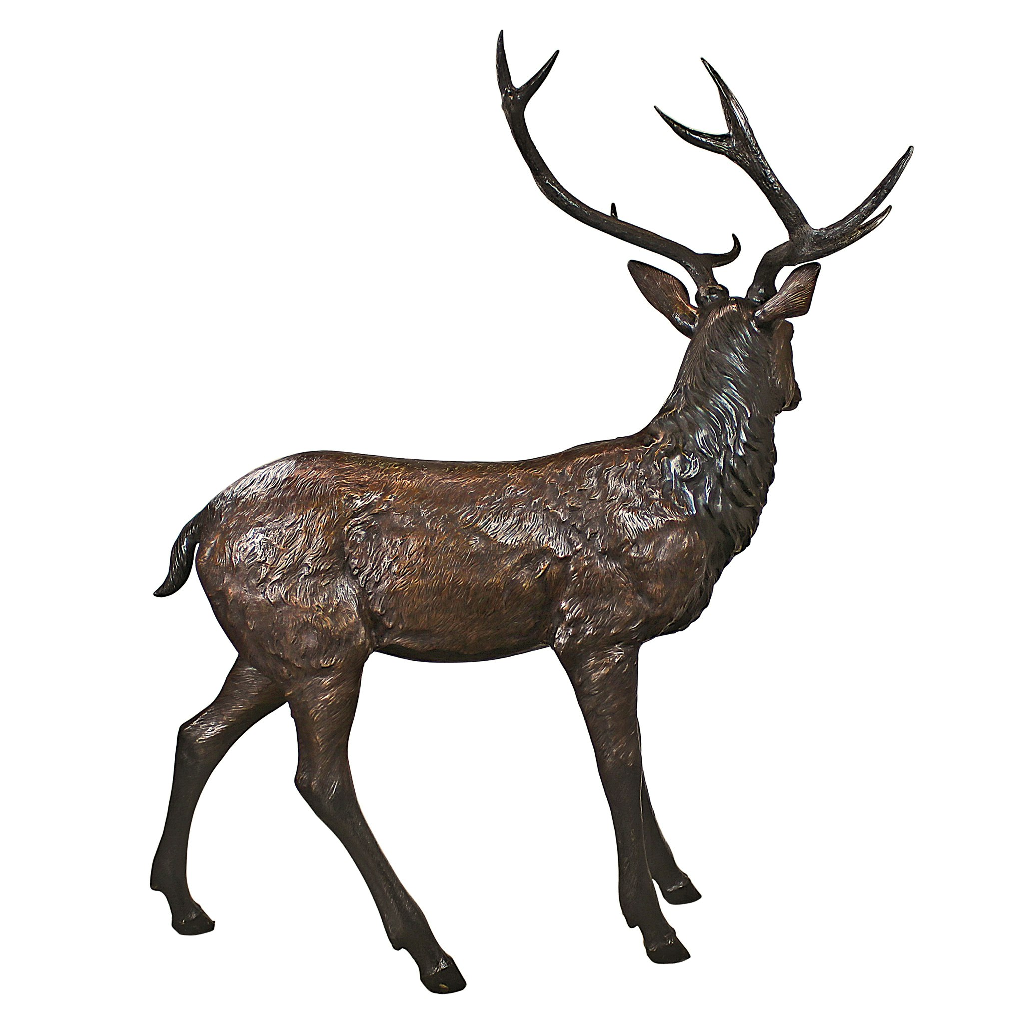 Toscano - Standing Deer Buck Garden Statue