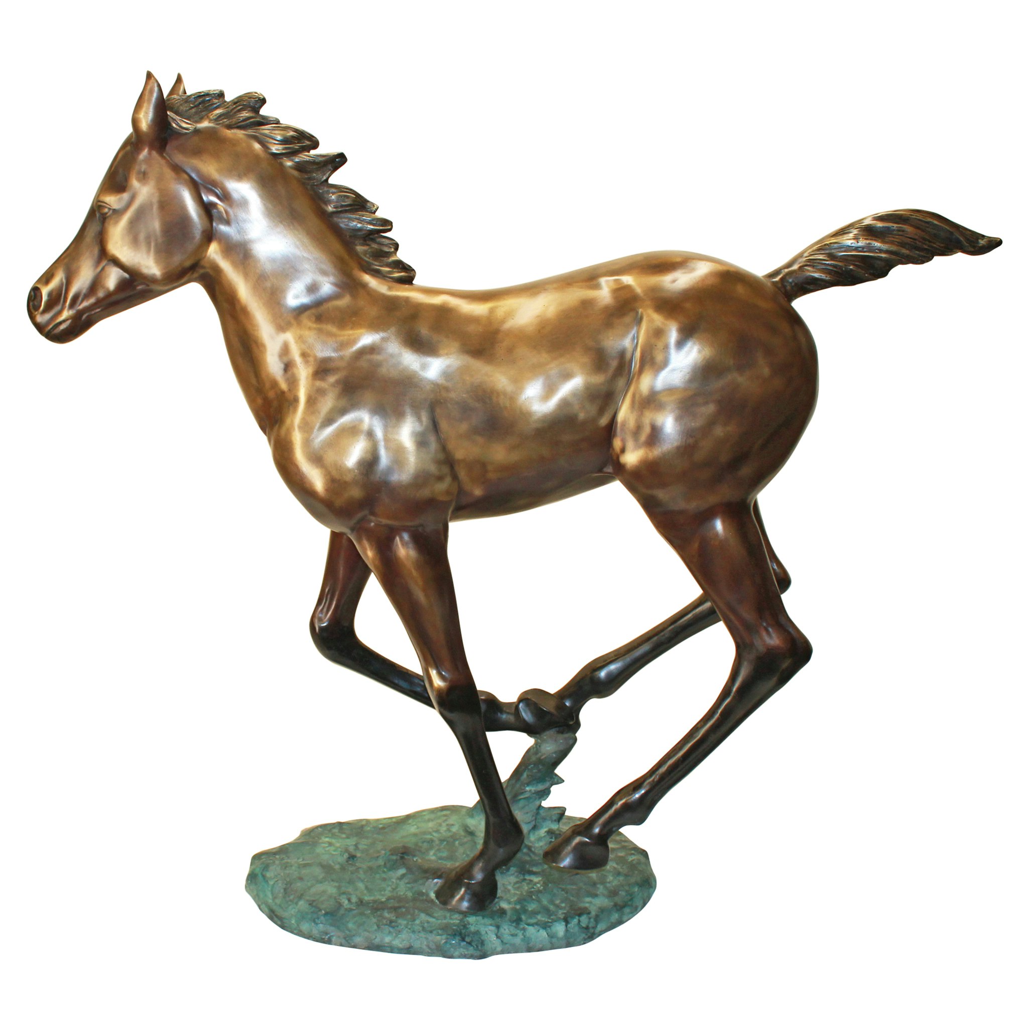 Toscano - Galloping Horse Foal Garden Statue