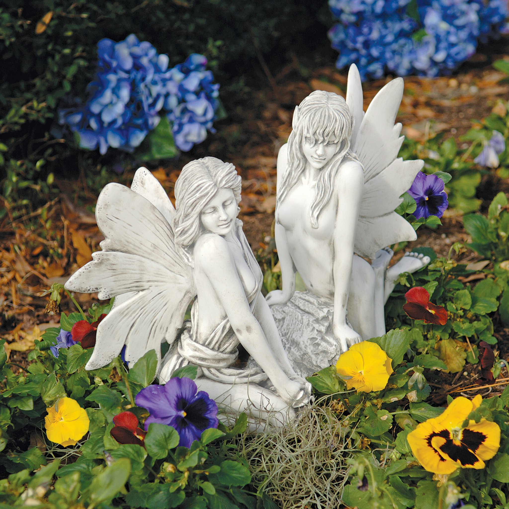 Toscano The Enchanted Garden Fairies Sculpture - Marilee