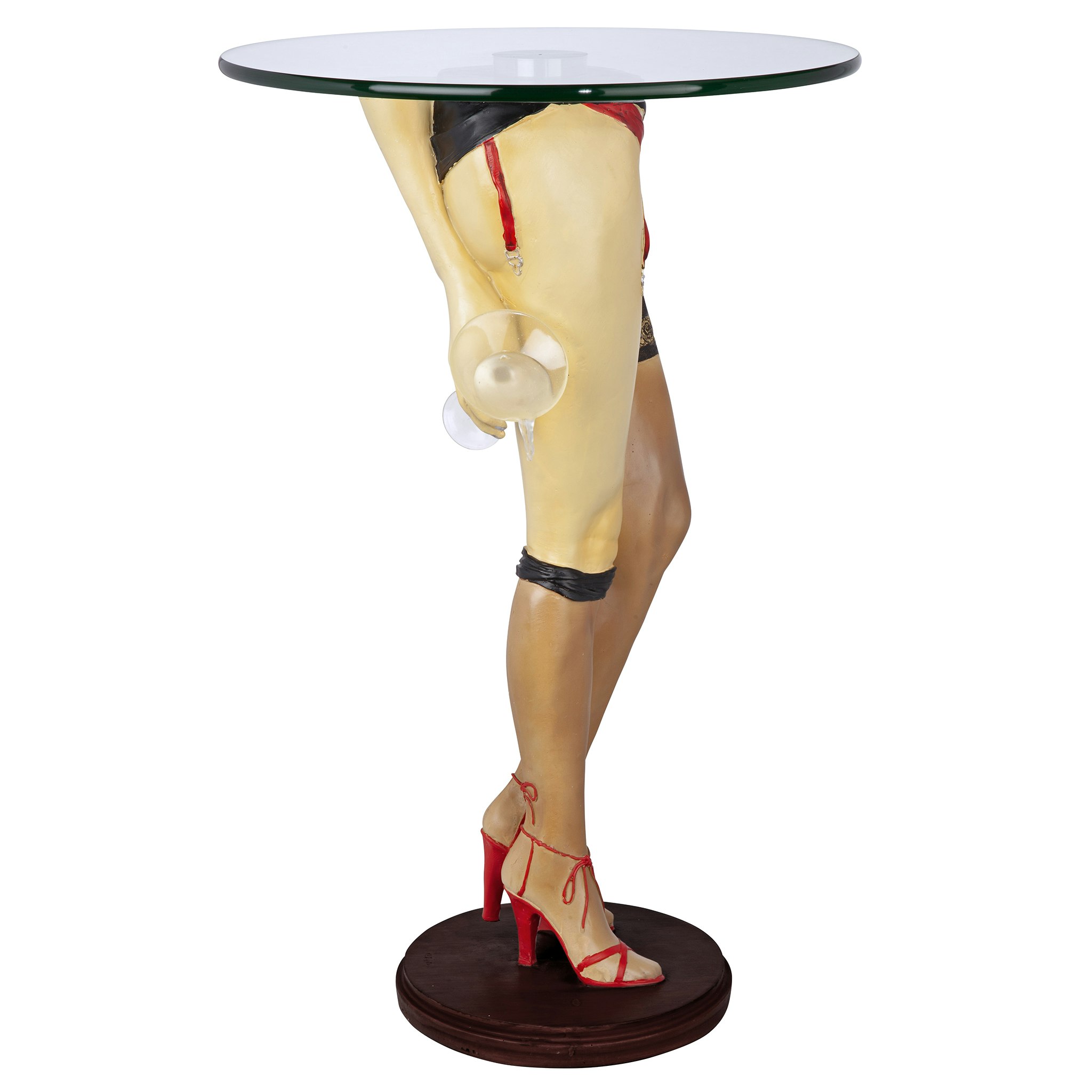 Toscano - Babette Sexy Lady Sculptural Table in Designer Resin