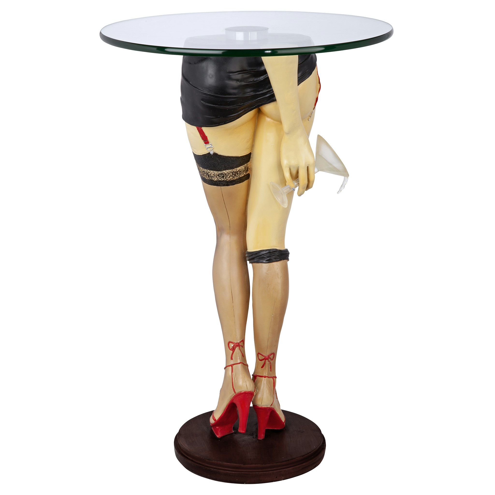 Toscano - Babette Sexy Lady Sculptural Table in Designer Resin