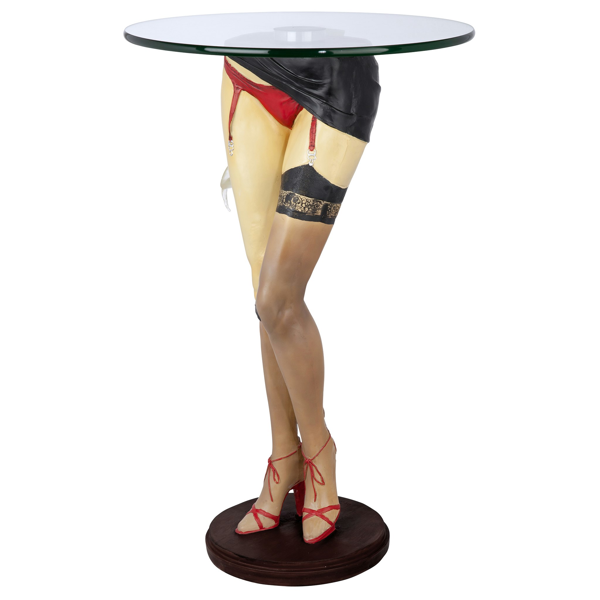 Toscano - Babette Sexy Lady Sculptural Table in Designer Resin