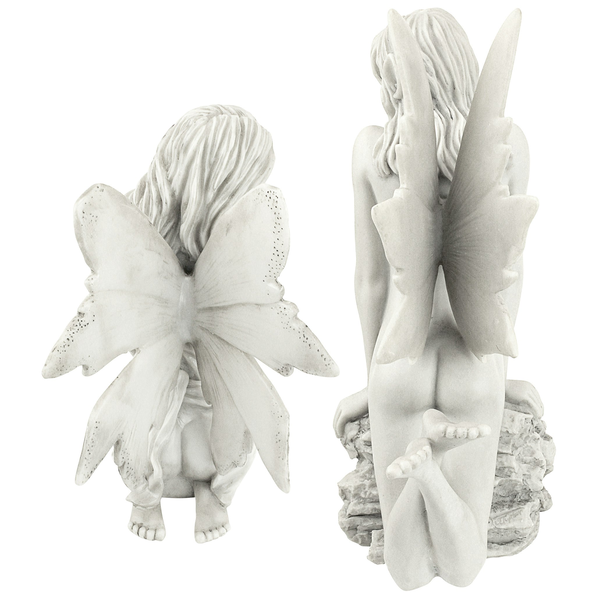 Toscano - Set of 2 The Enchanted Garden Fairies Sculptures