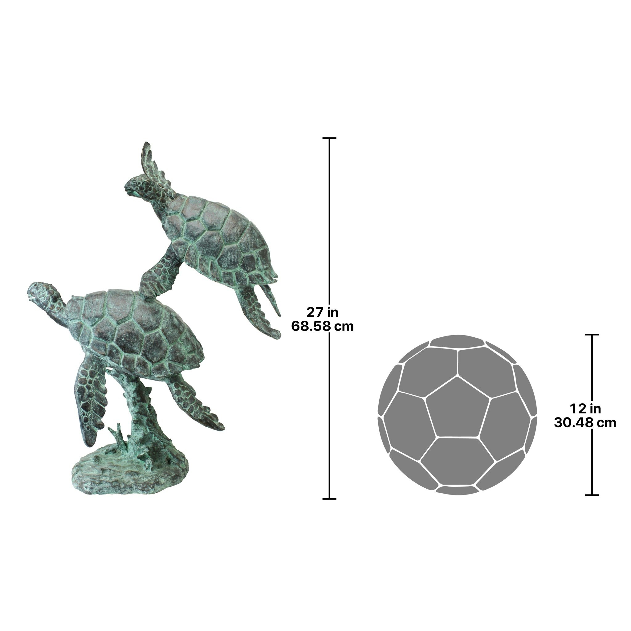 Toscano - Sea Turtles Garden Statue