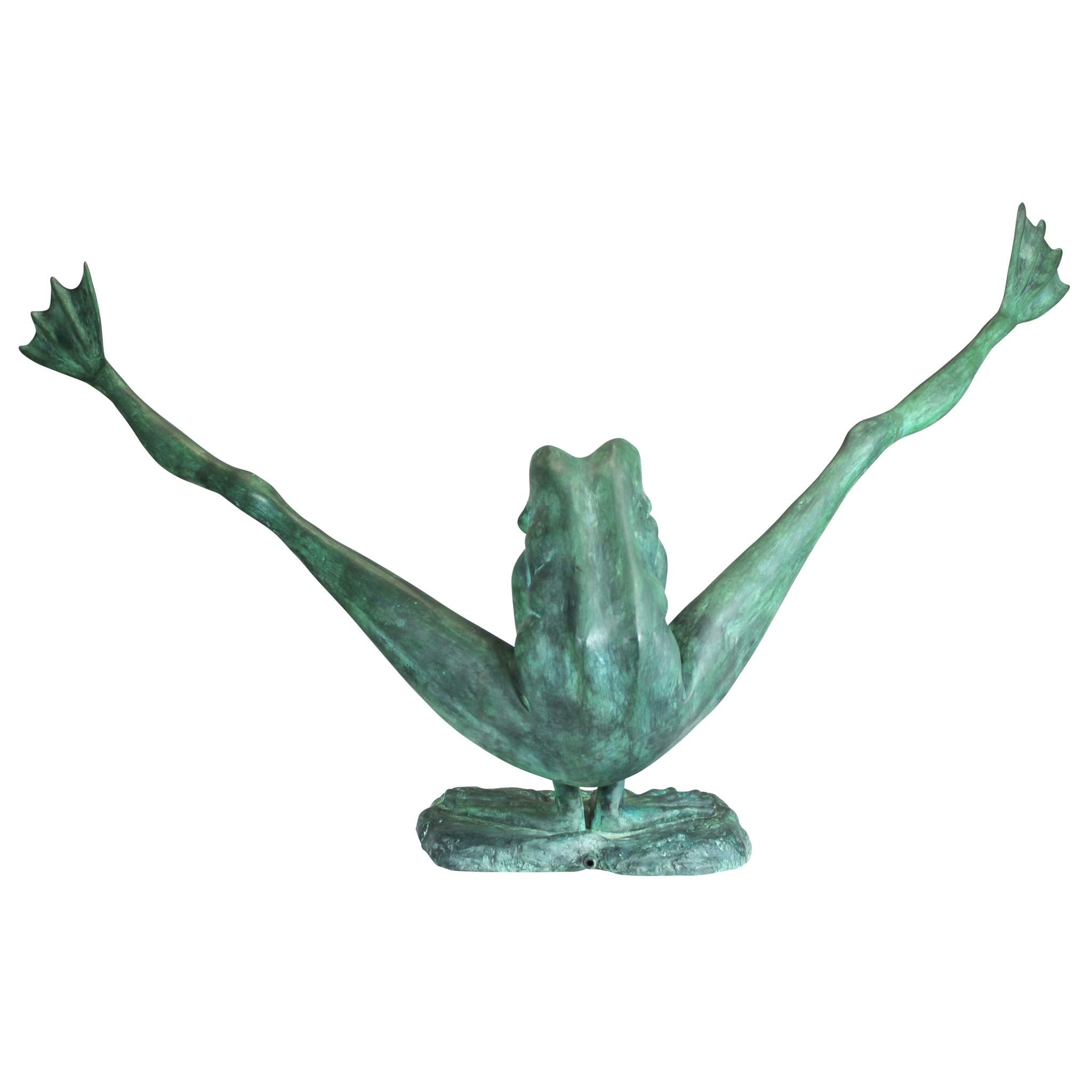 Toscano Crazy Legs Leap Frog Garden Statue - Giant