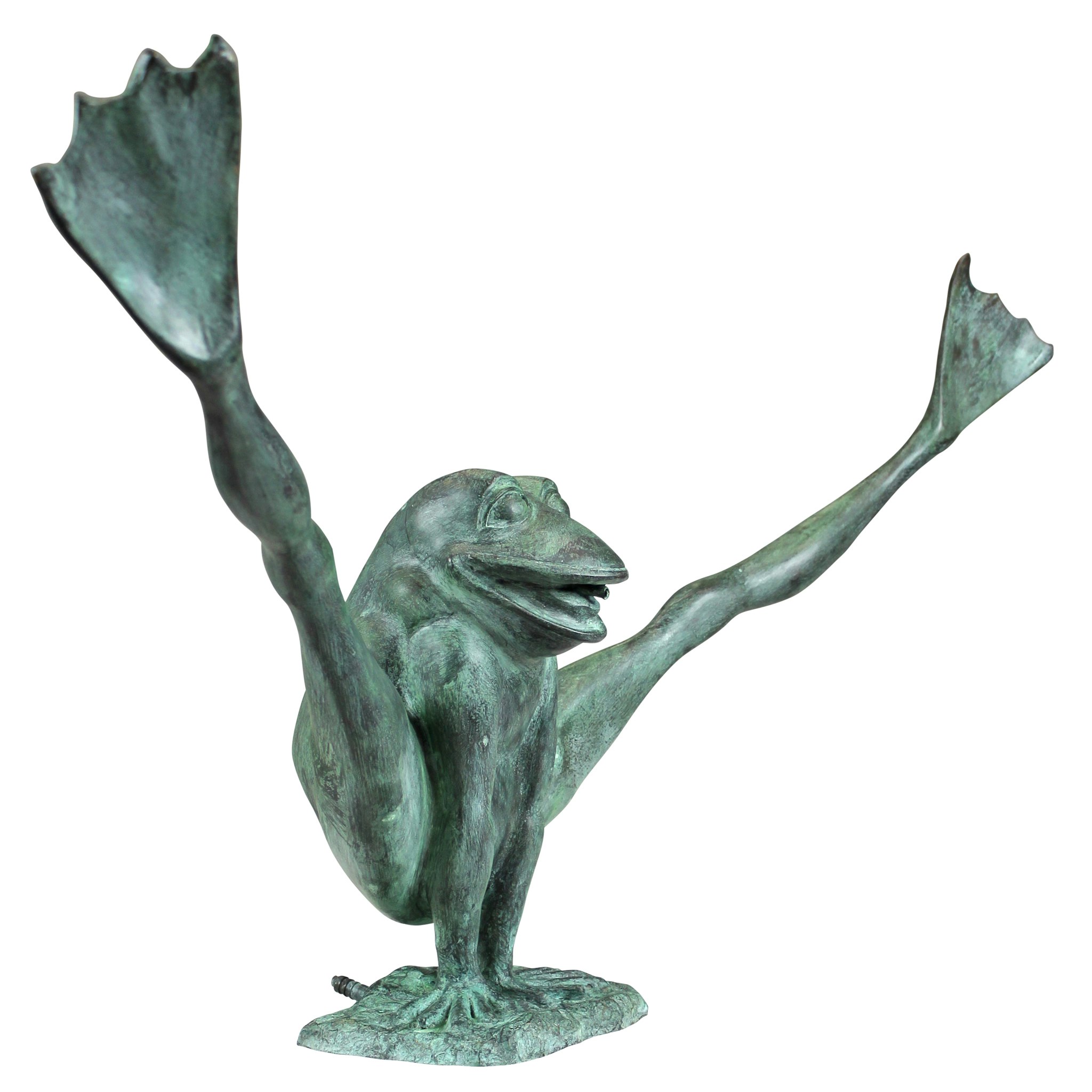 Toscano - Crazy Legs Leap Frog Garden Statue