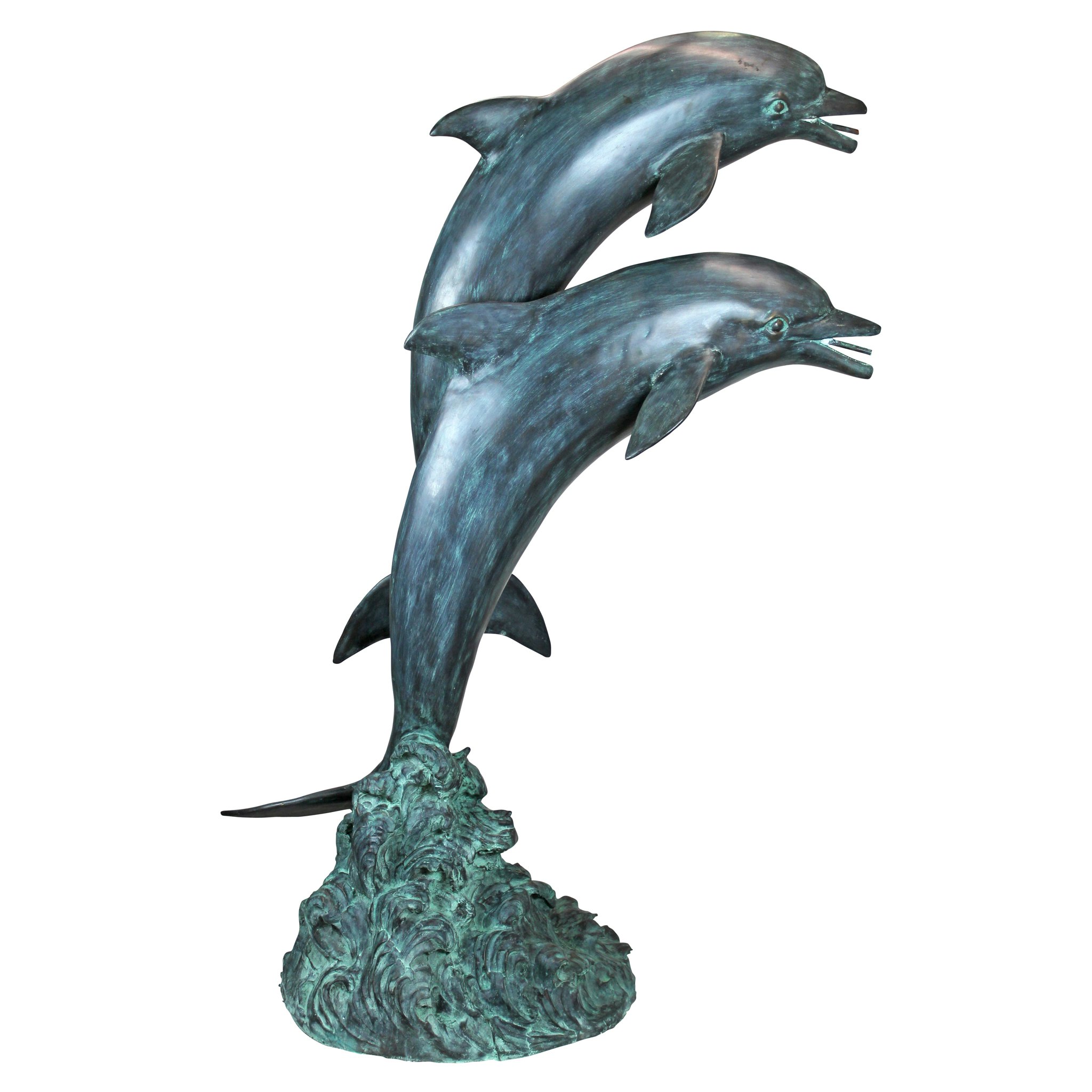 Toscano - Twin Dolphins in Tandem Garden Statue