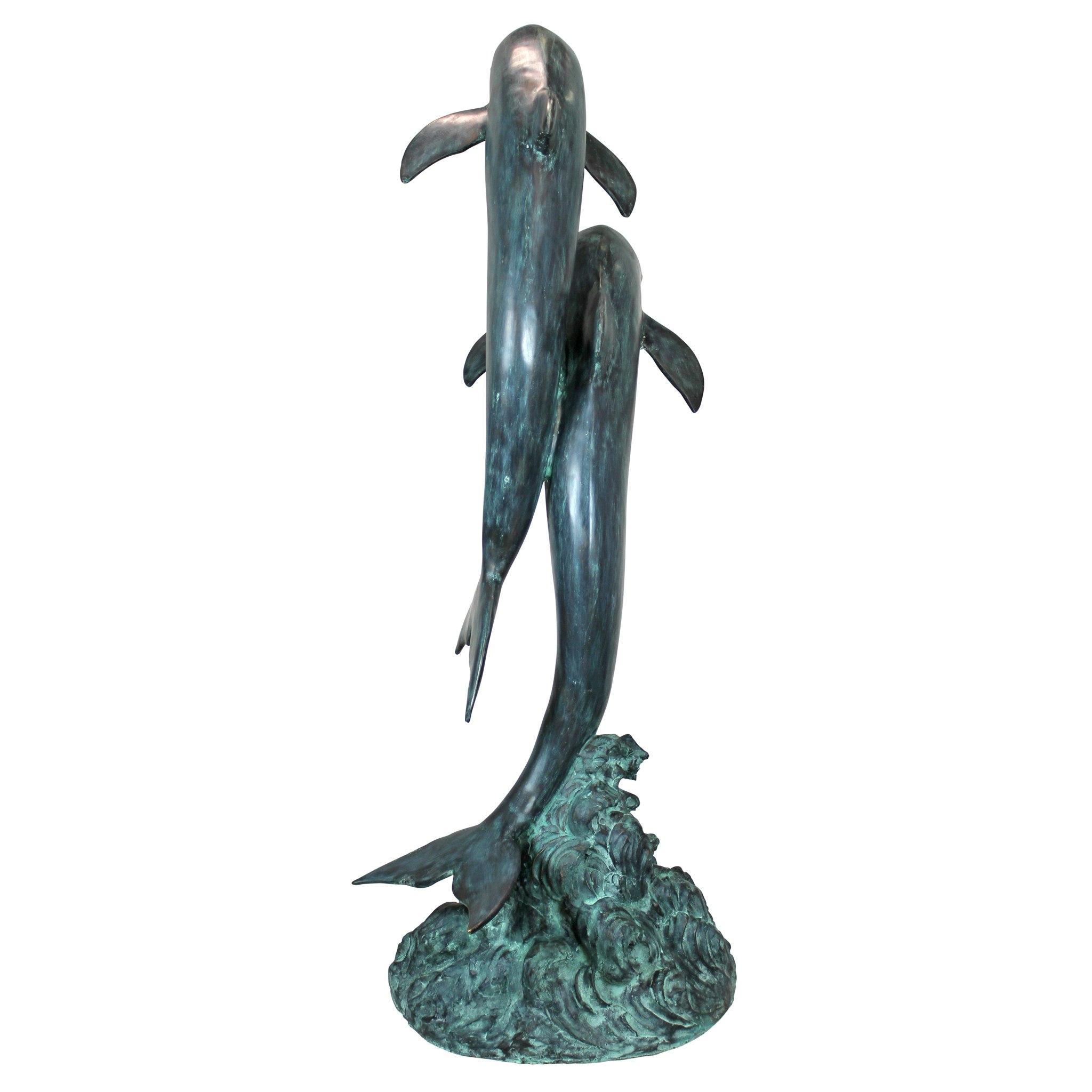 Toscano - Twin Dolphins in Tandem Garden Statue