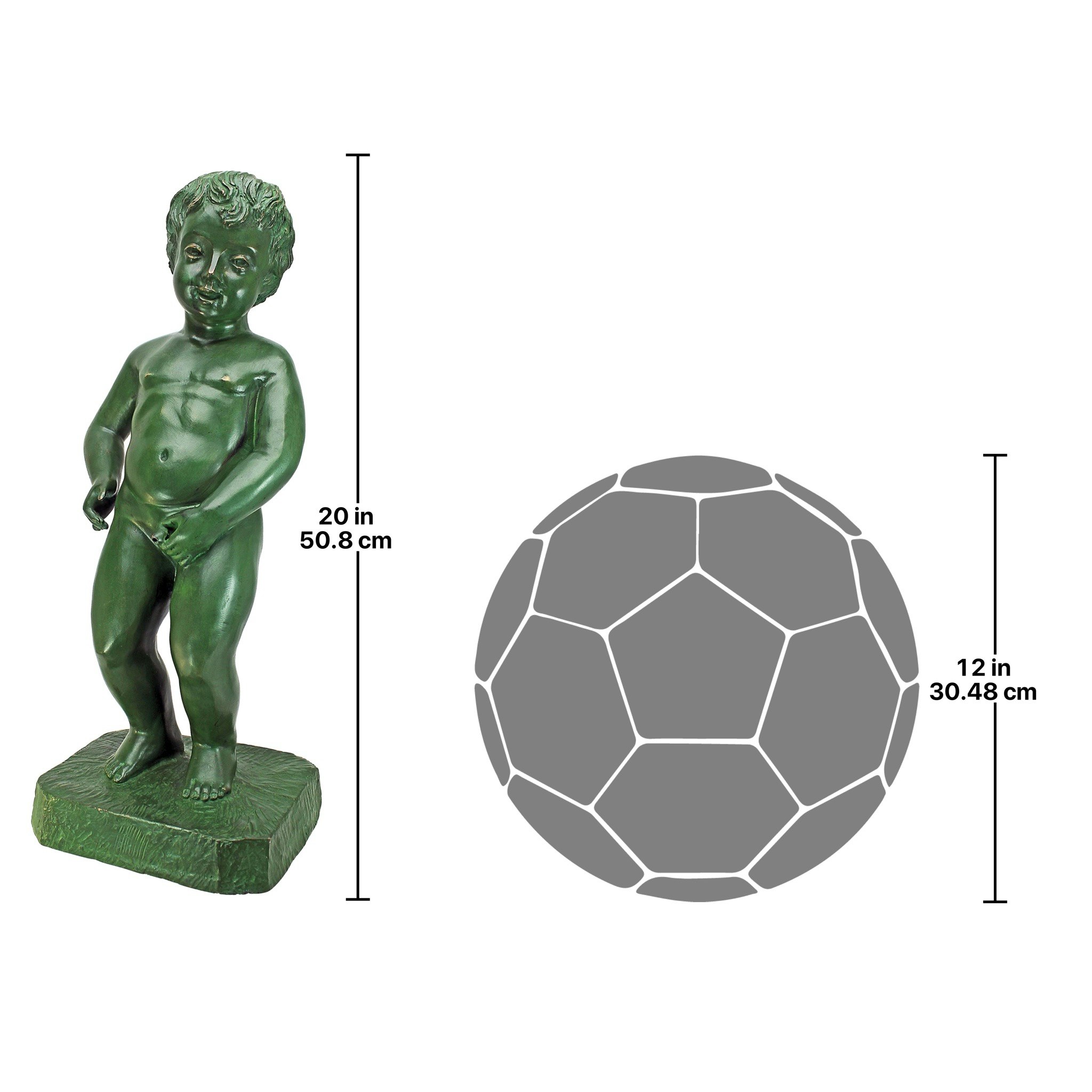 Toscano - The Peeing Boy of Brussels Garden Statue