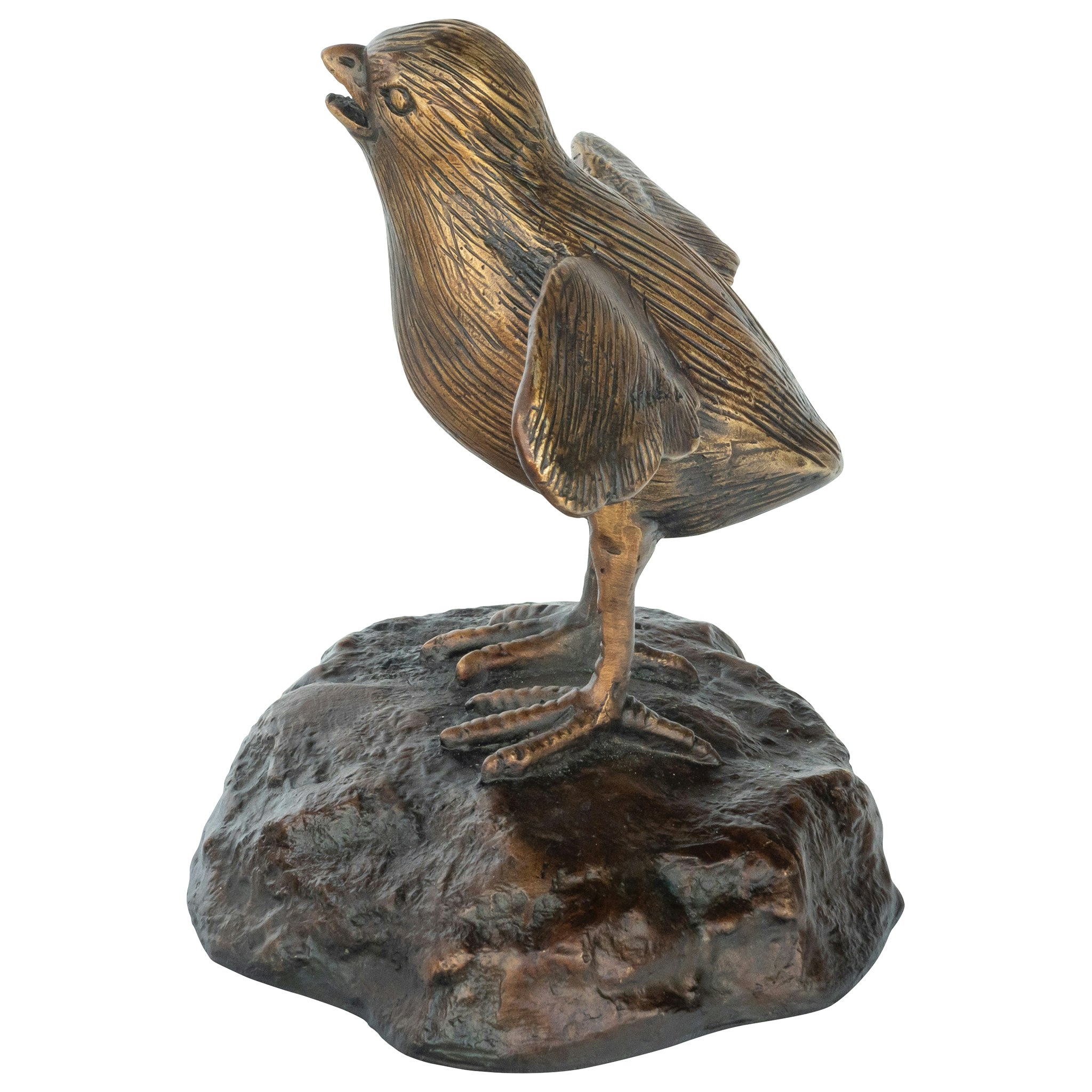 Toscano California Quail Solid Garden Statue - Single Baby