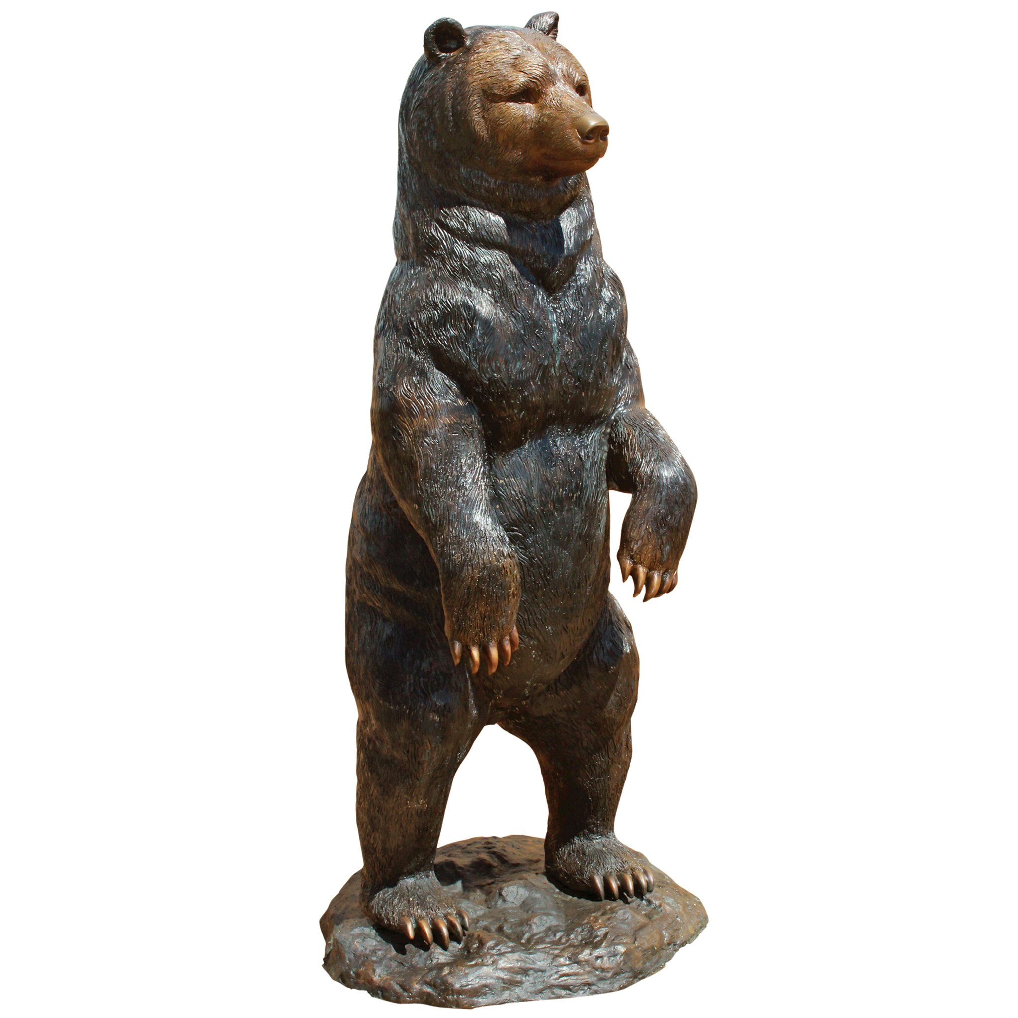 Toscano - Standing Black Bear Garden Statue