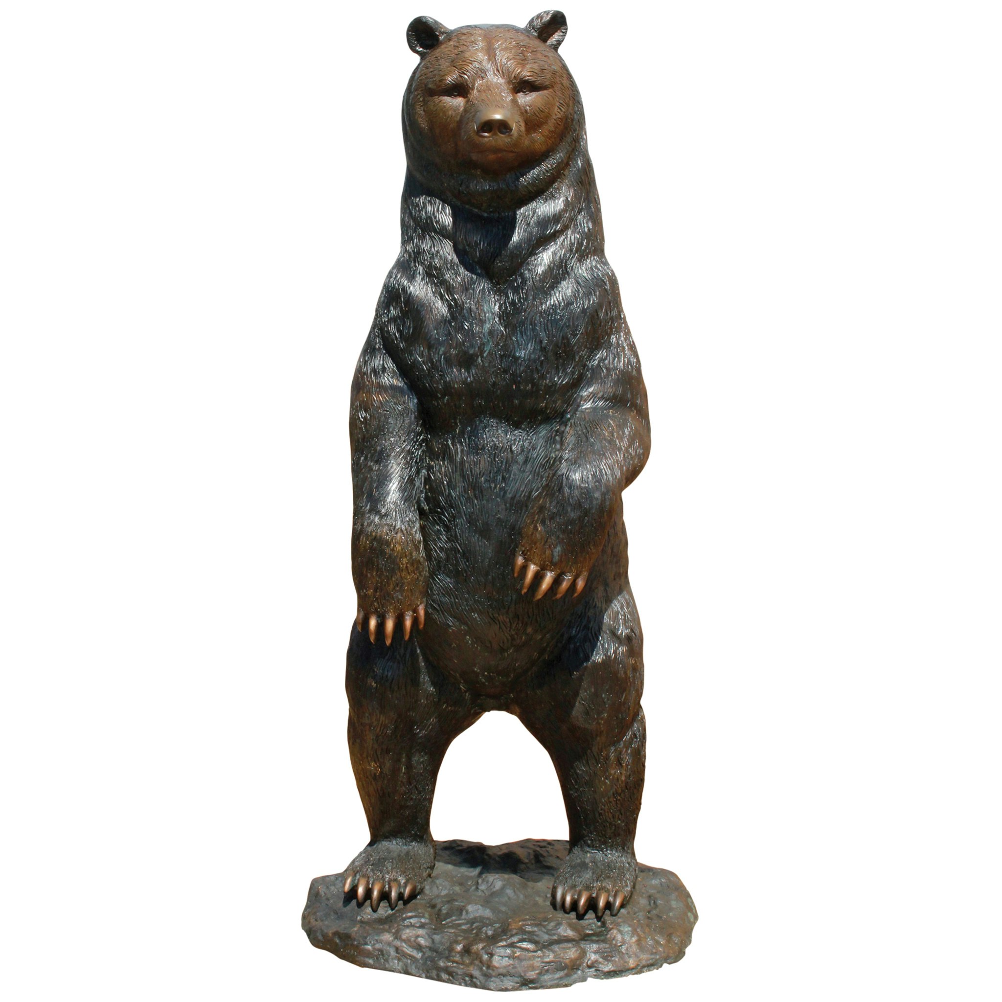 Toscano - Standing Black Bear Garden Statue