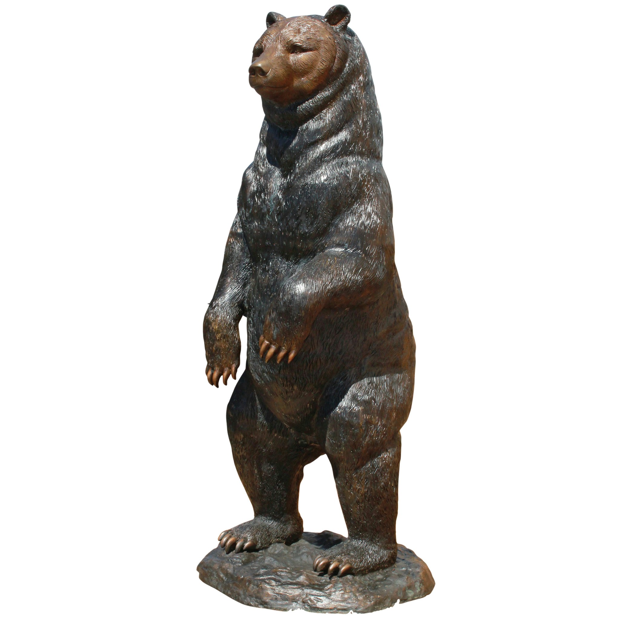 Toscano - Standing Black Bear Garden Statue