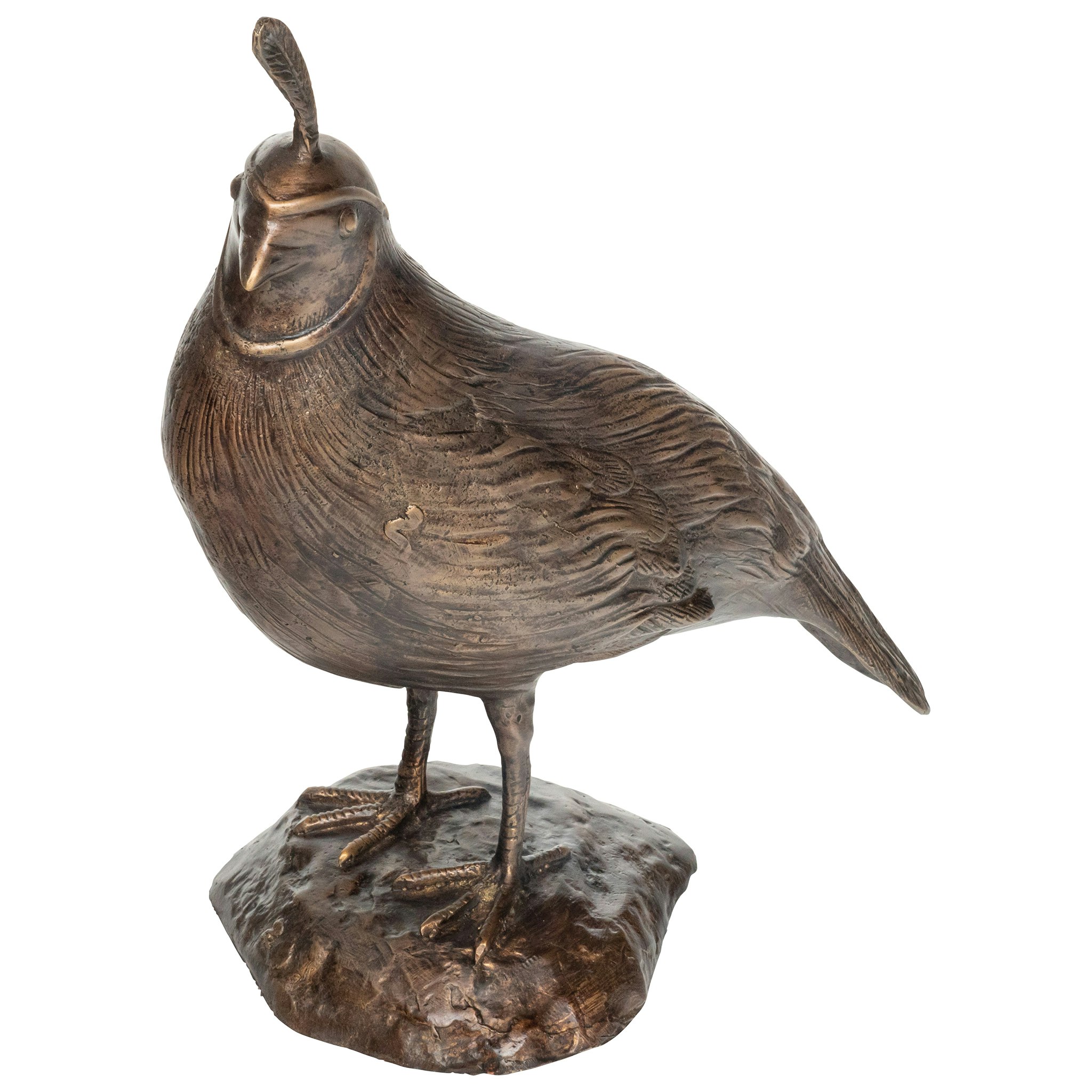 Toscano - California Quail Solid Garden Statue