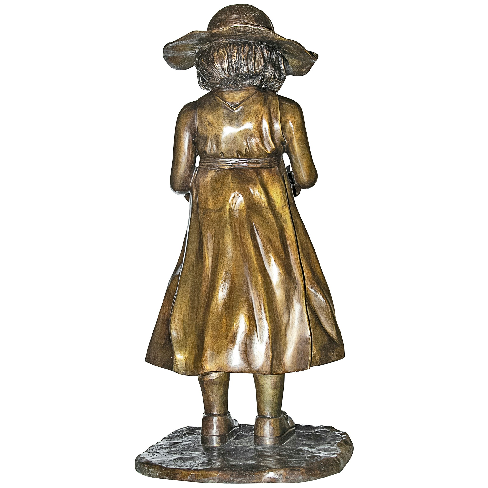 Toscano - Beulah Sundress Little Girl Reading Garden Statue