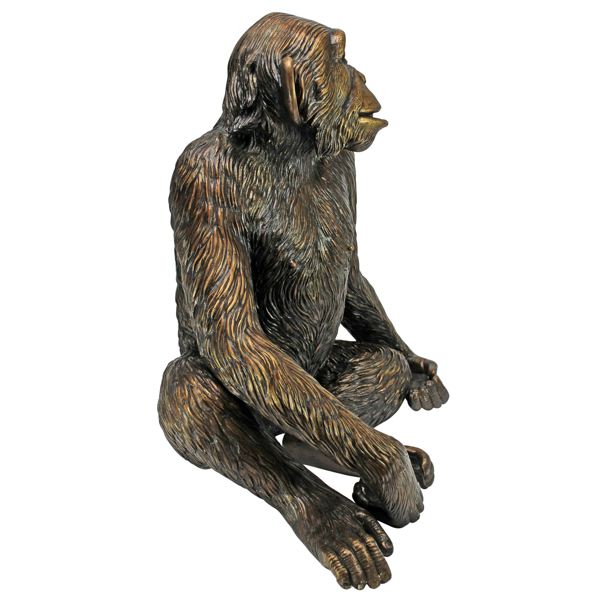 Toscano - Chatty Chimpanzee Garden Statue