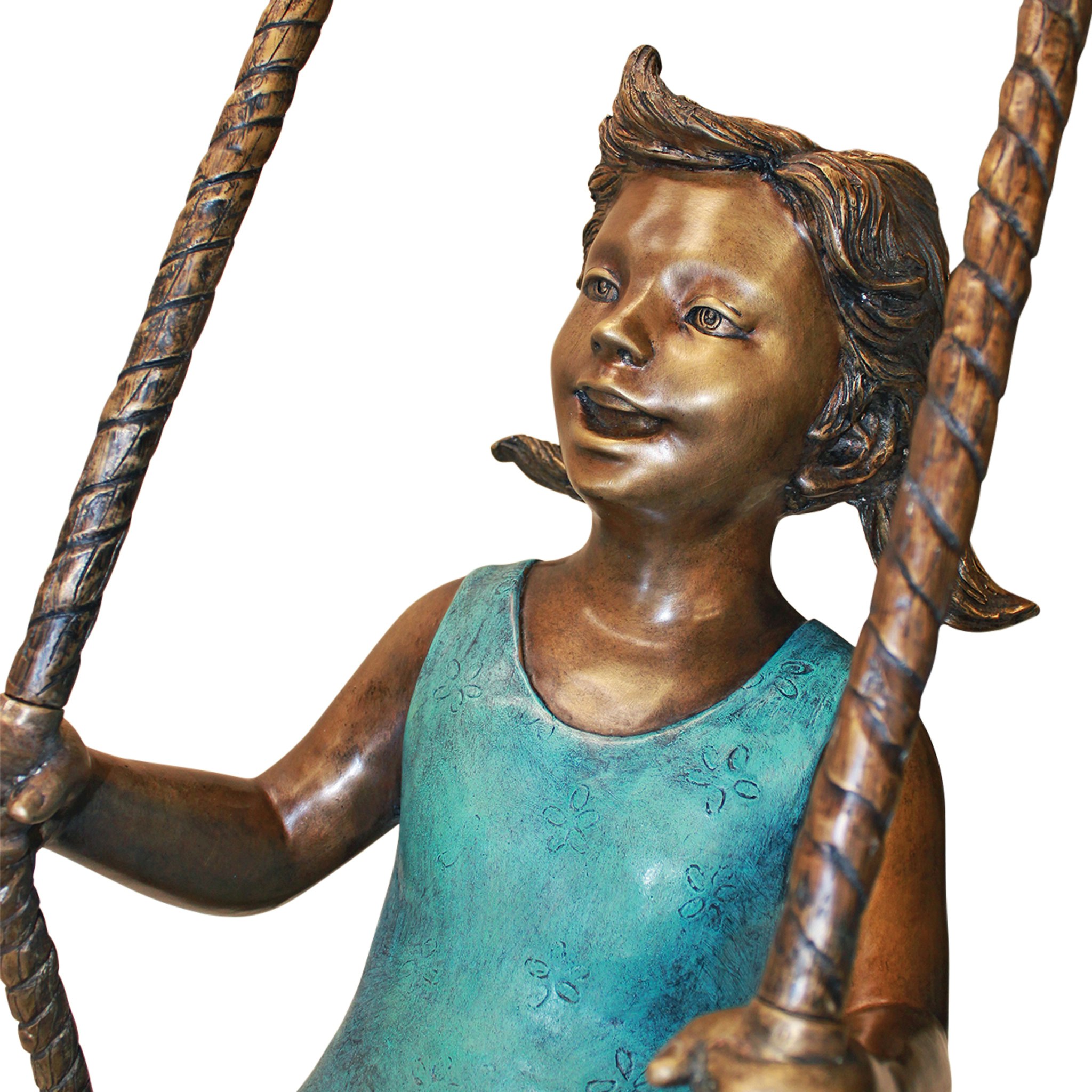 Toscano - Swinging Children Solid Garden Statue