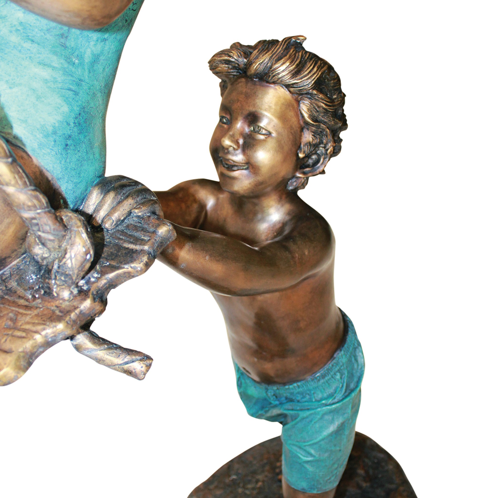 Toscano - Swinging Children Solid Garden Statue