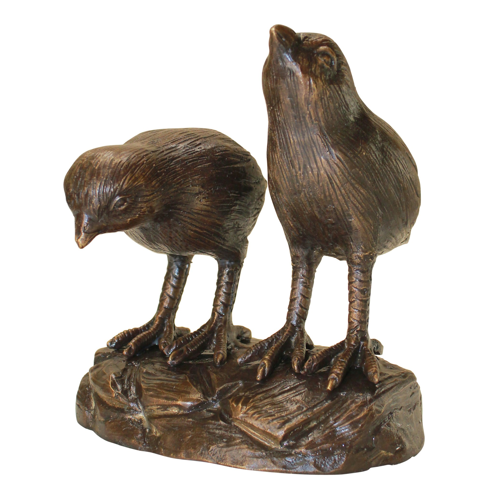 Toscano - Set of 4 California Quail Solid Garden Statues