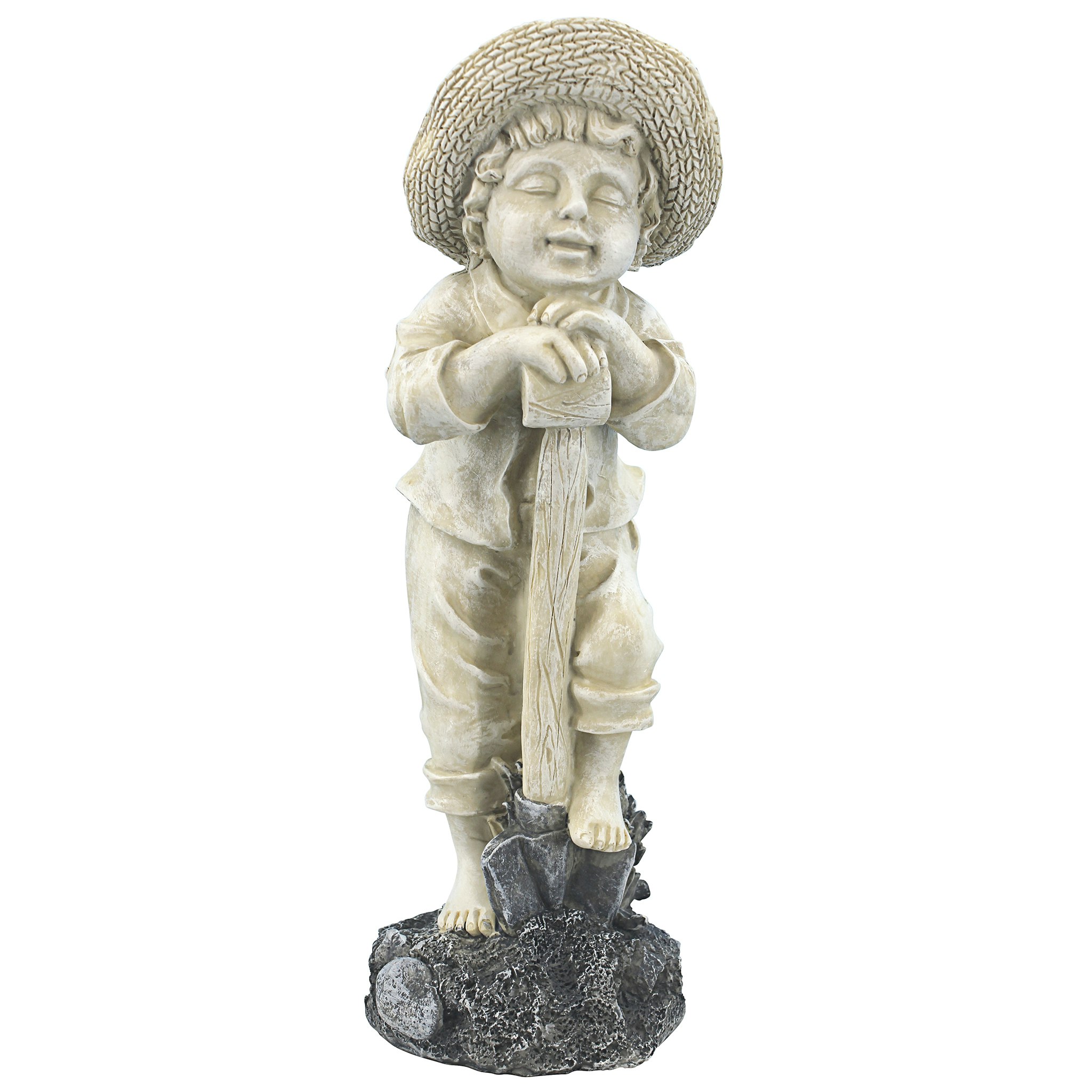 Toscano Young Gardener Boy Samuel Statue - Medium