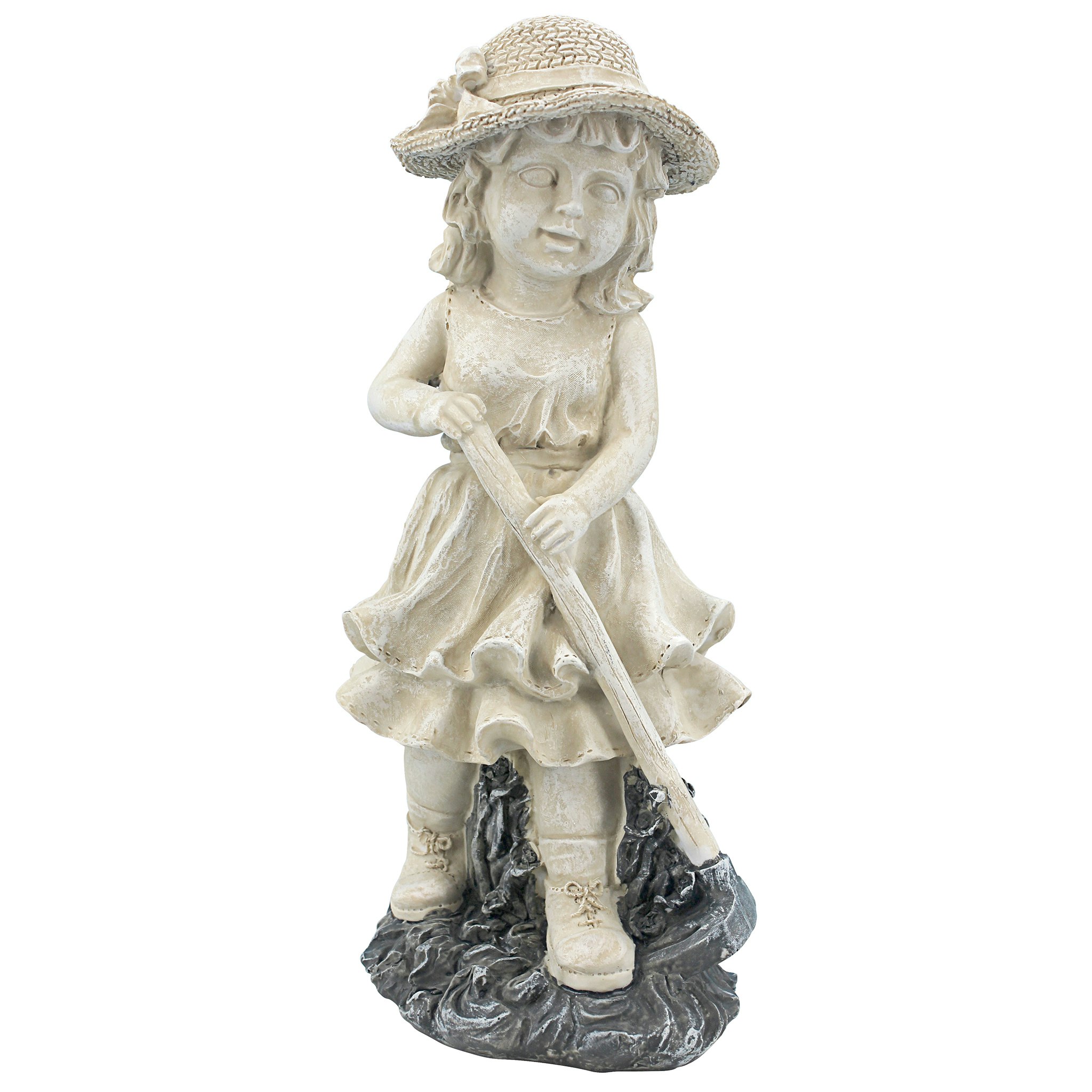 Toscano Young Gardener Girl Rebecca Statue - Medium