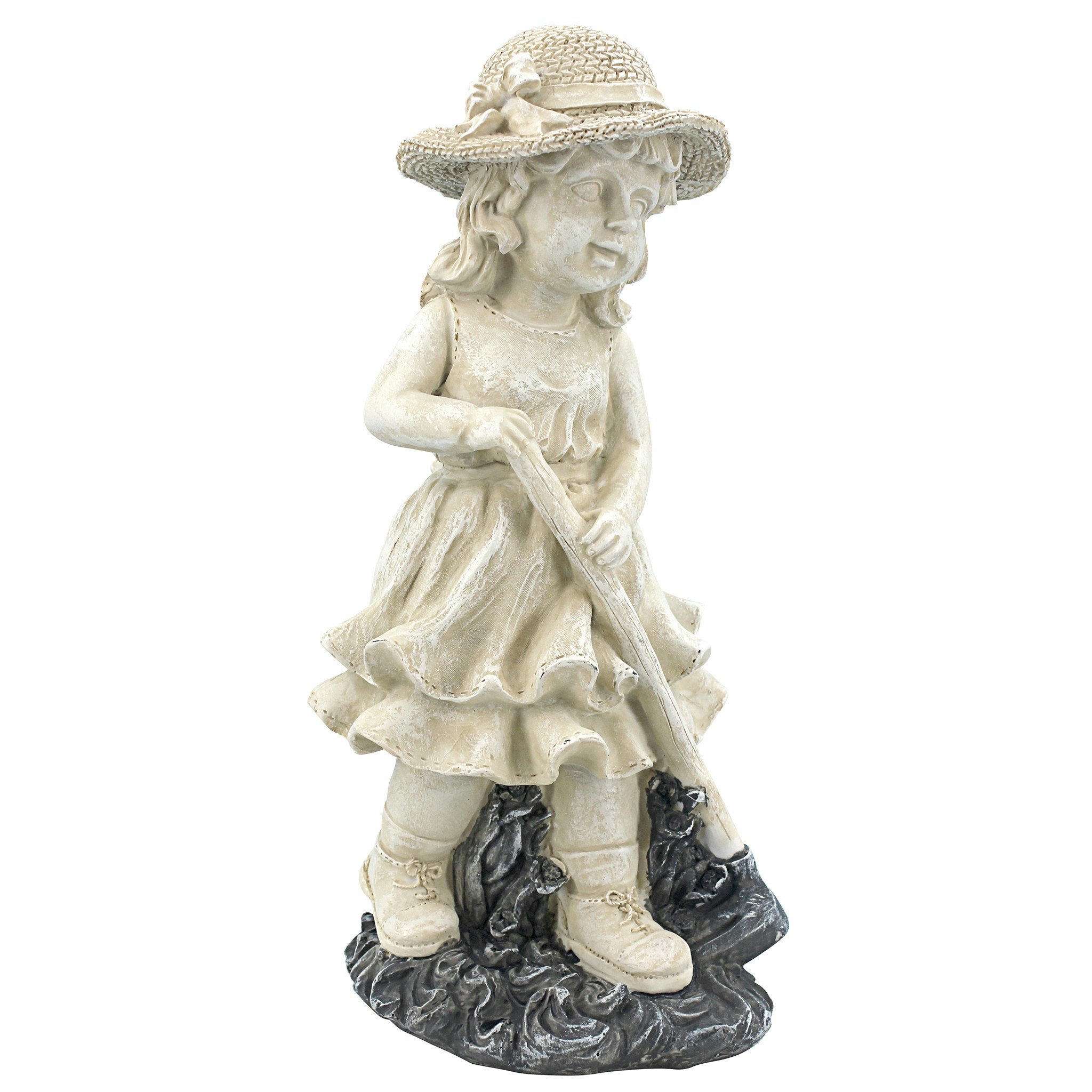 Toscano Young Gardener Girl Rebecca Statue - Medium