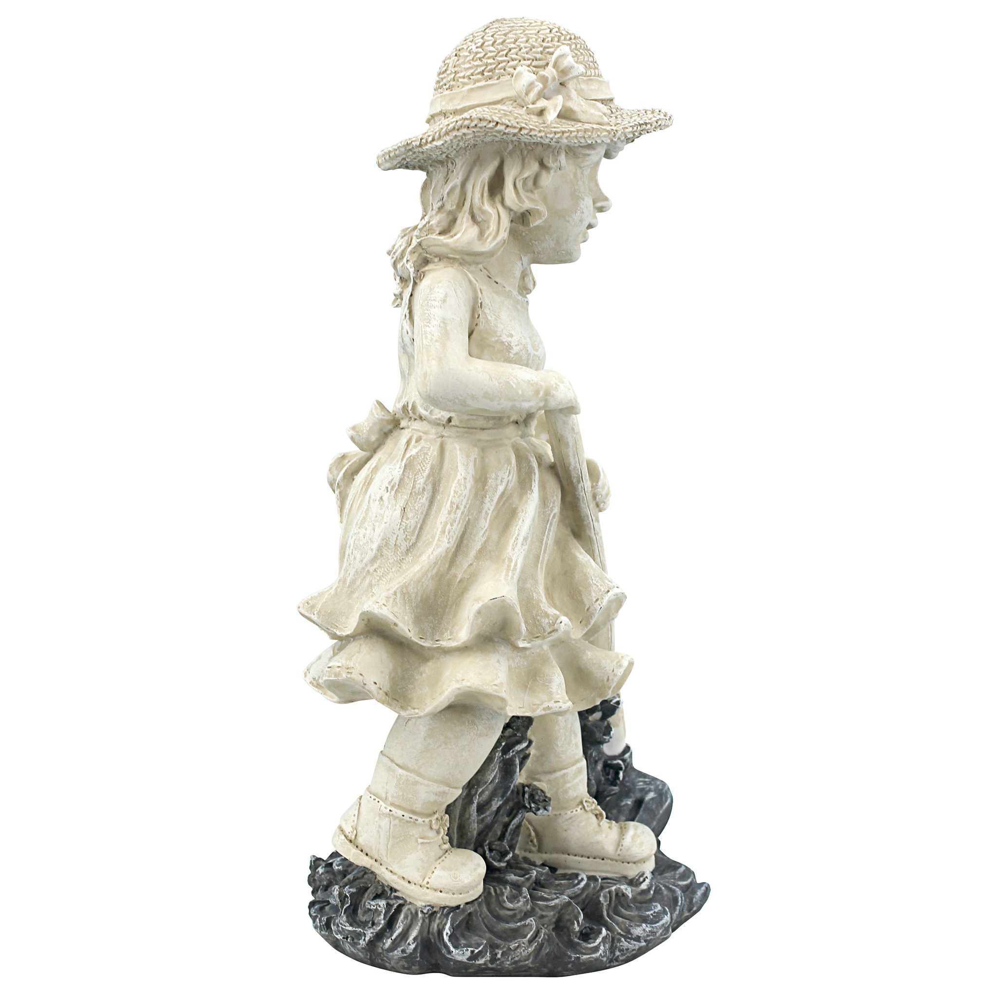 Toscano Young Gardener Girl Rebecca Statue - Medium