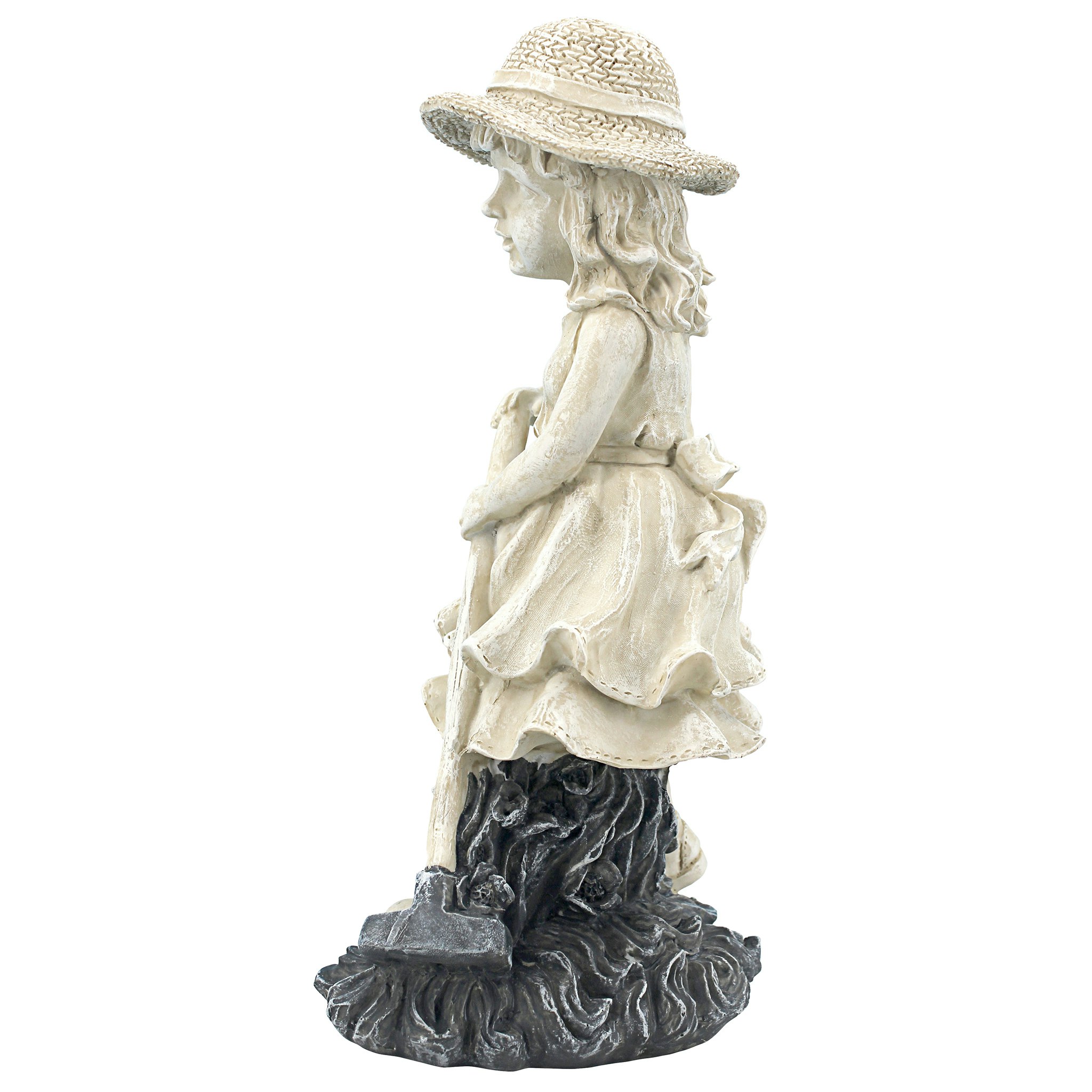 Toscano Young Gardener Girl Rebecca Statue - Medium